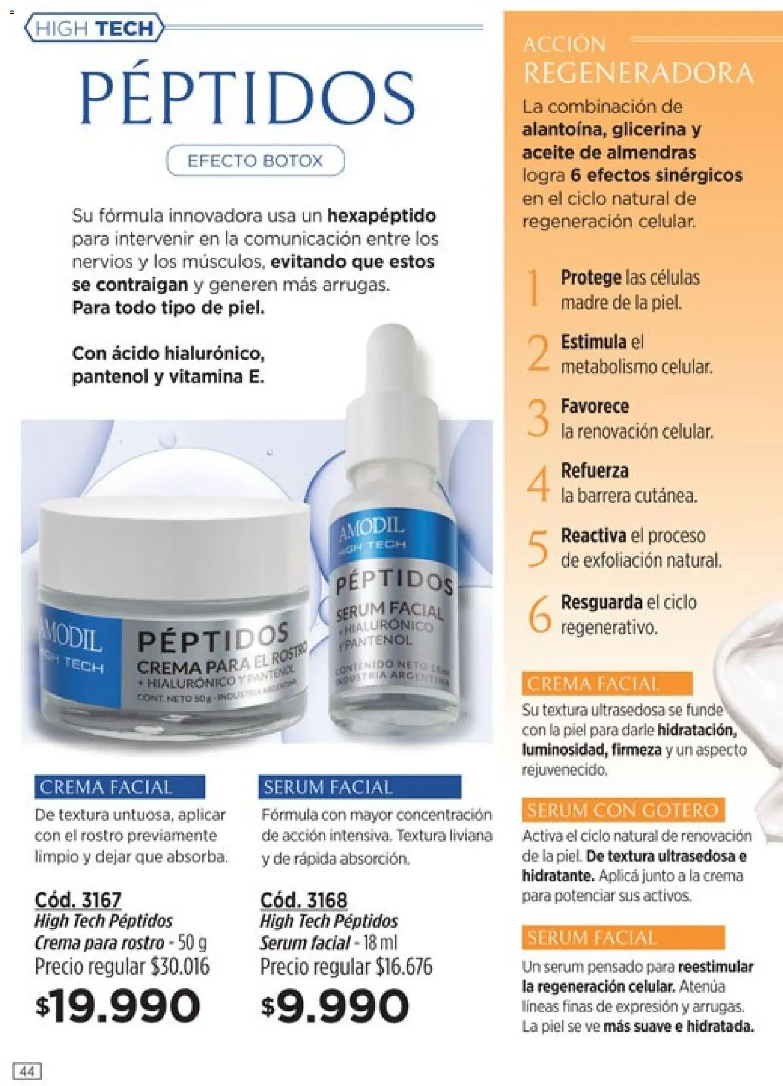 Catálogo Amodil Campaña 6 │ válido desde el 04.03.2026 | Página: 44 | Productos: Almendras, Aceite, Serum, Crema