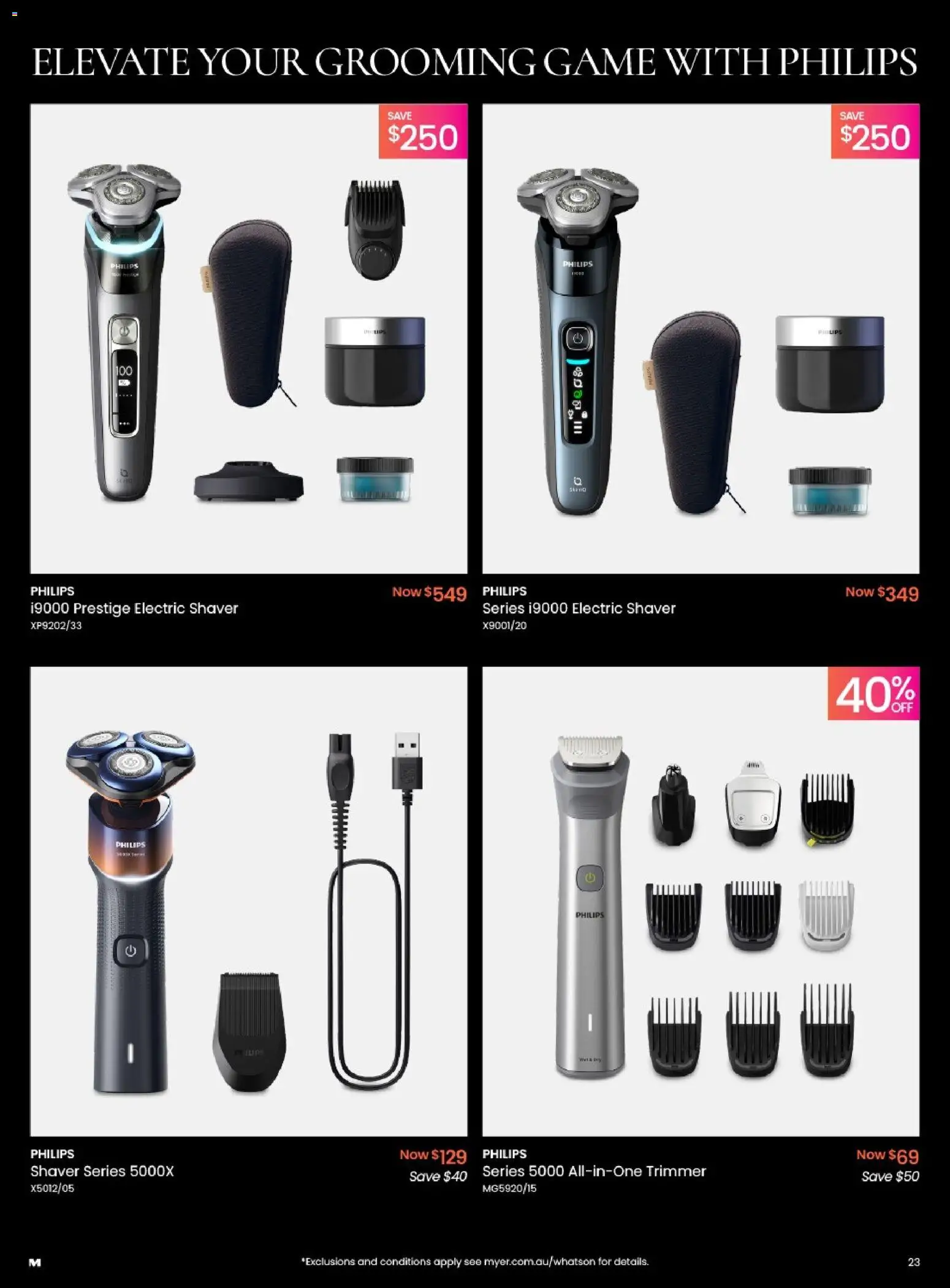 Myer catalogue - valid from 17.11.2025 | Page: 23 | Products: Game, Electric shaver