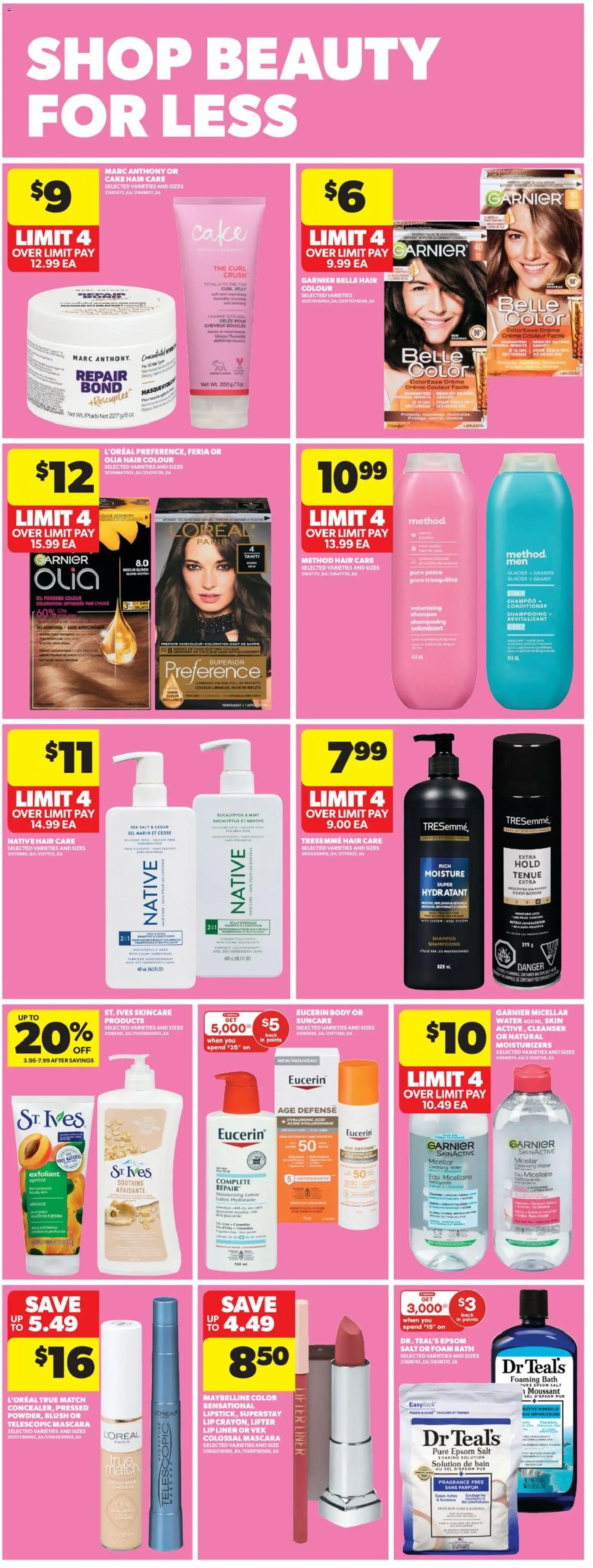 Real Canadian Superstore flyer valid from 01.01.2026 | Page: 24 | Products: Fragrance, Blush, Shampoo, Conditioner