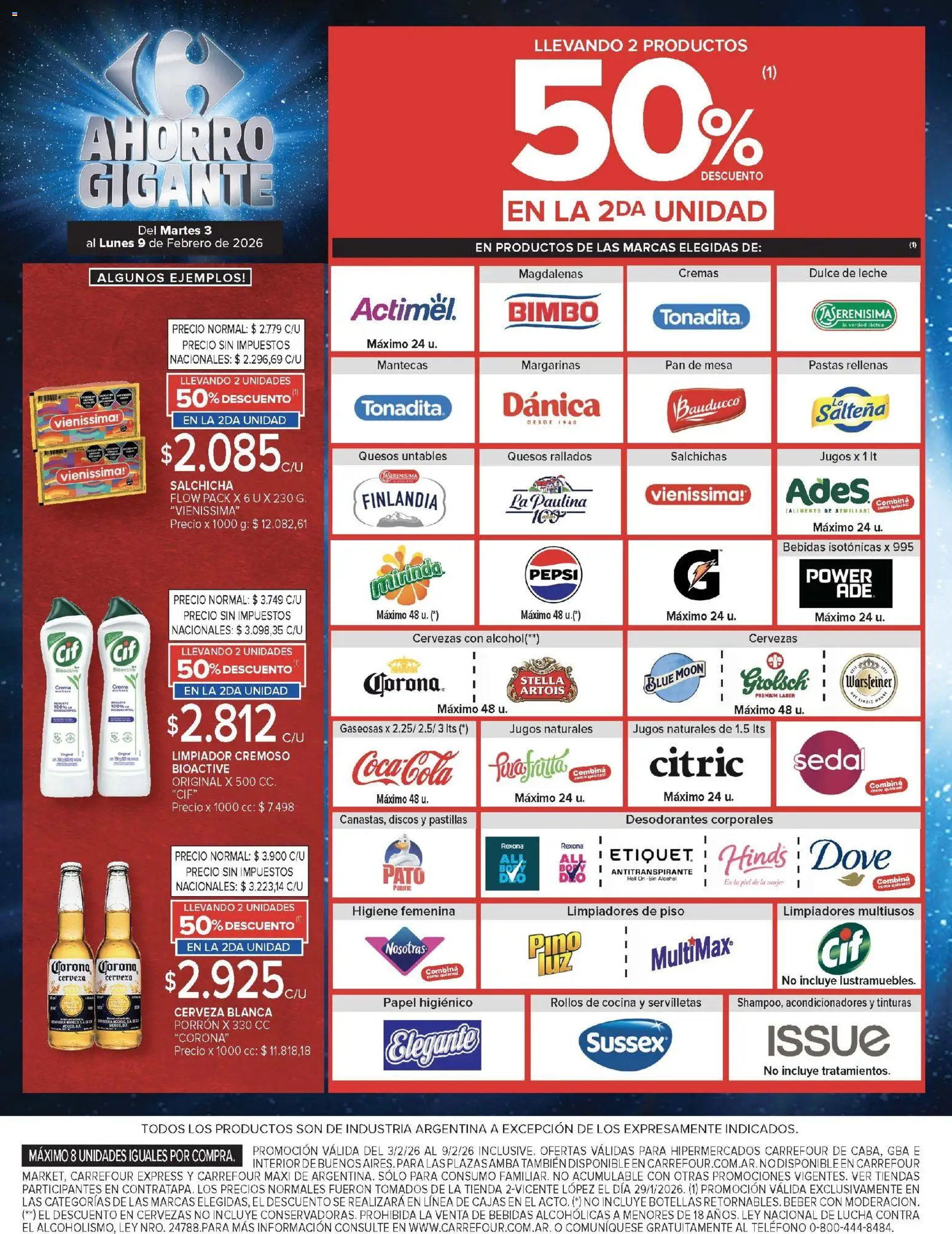 Carrefour - Ofertas Hiper │ válido desde el 03.02.2026 | Página: 10 | Productos: Cocina, Mesa, Leche, Pan