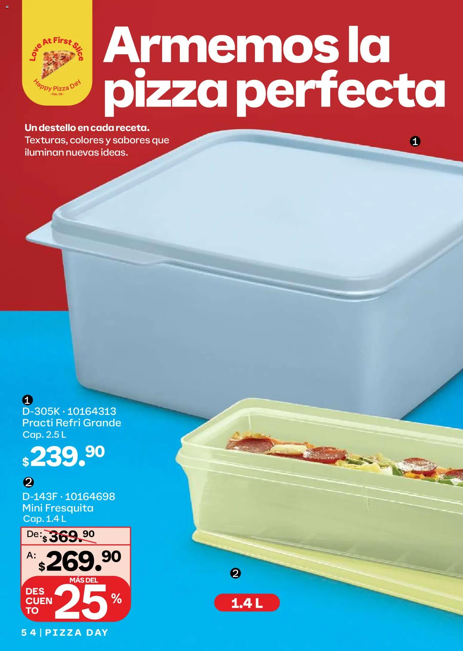Nuevas ofertas de Tupperware válidas en toda la República Mexicana desde el 26.01.2026. ¡Encuentra las mejores ofertas en Tupperware catálogo! | Página: 54 | Productos: Camote, Cuchara, Zanahoria, Sobre