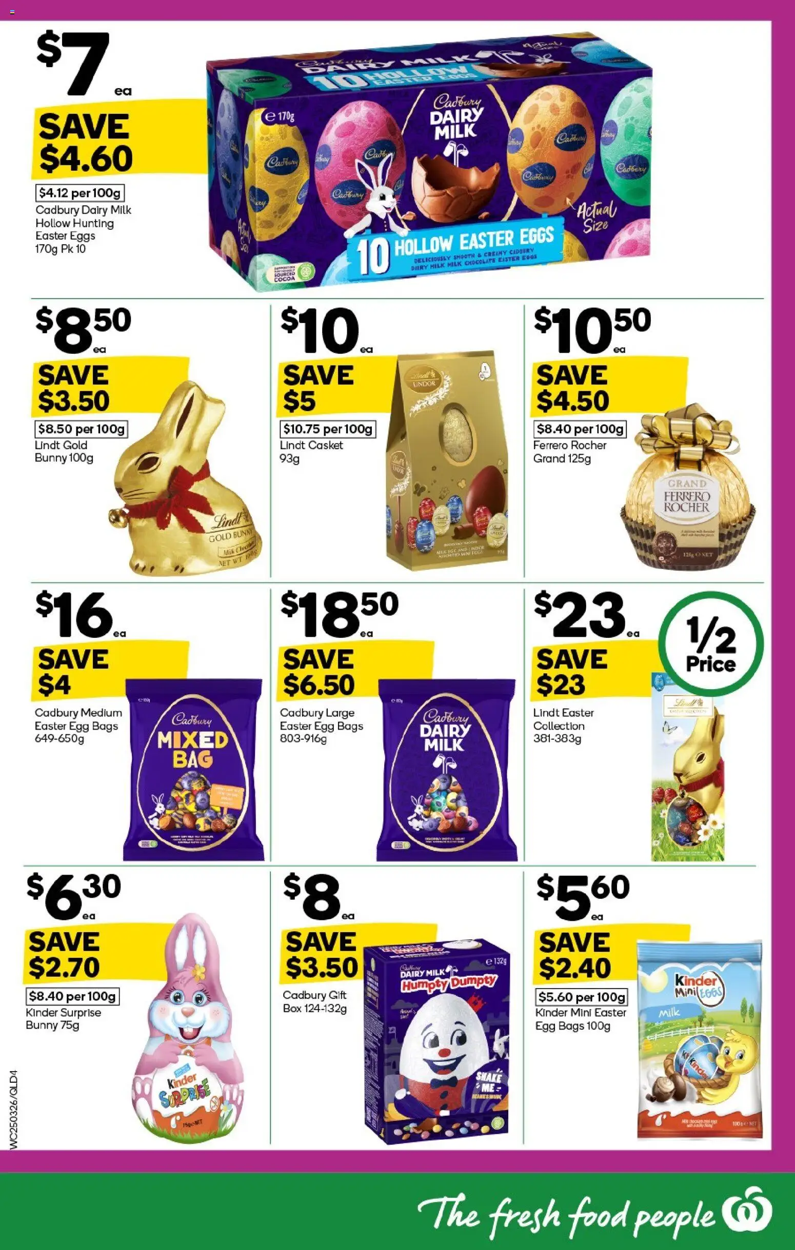 Woolworths catalogue - valid from 25.03.2026 | Page: 4 | Products: Box, Milk, Dairy, Chocolate