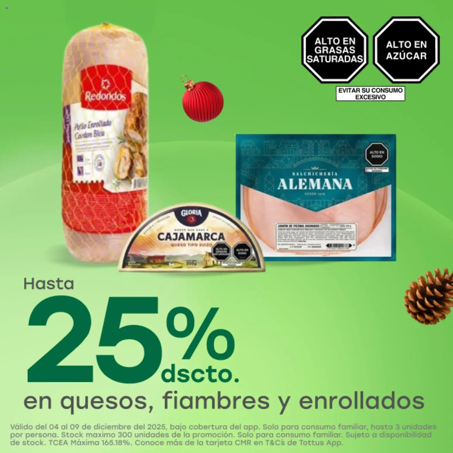 Catálogo Tottus válido desde 04.12.2025 | Página: 4 | Productos: Queso