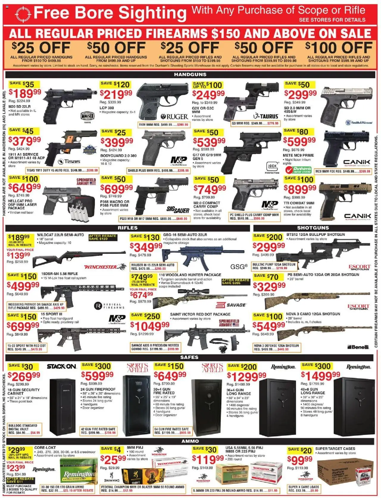 Dunham's Sports Weekly - PA - valid from 02.08.2025 | Page: 7 | Products: Pump, Shotgun, Rifle, Rimfire