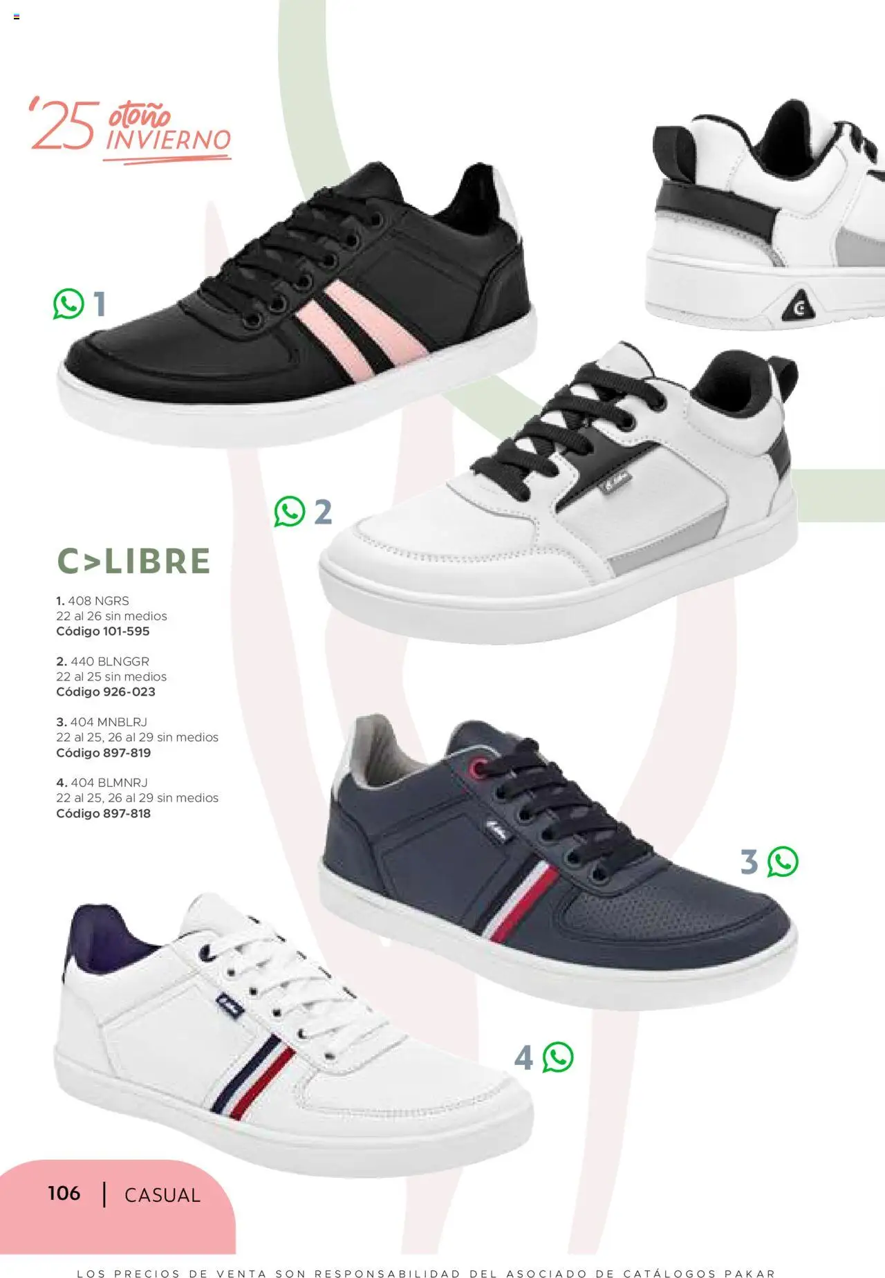 Nuevas ofertas de SC Pakar válidas en toda la República Mexicana desde el 24.07.2025. ¡Encuentra las mejores ofertas en SC Pakar - Catálogo Casual otoño / invierno! | Página: 106