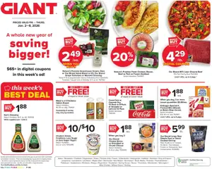 Preview of Giant weekly ads valid from 02.01.2026