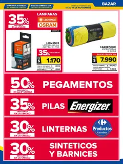 Vista previa Carrefour Maxi catálogo válido desde el 10.11.2025 | Página: 26 | Productos: Carpa, Pilas, Lámpara