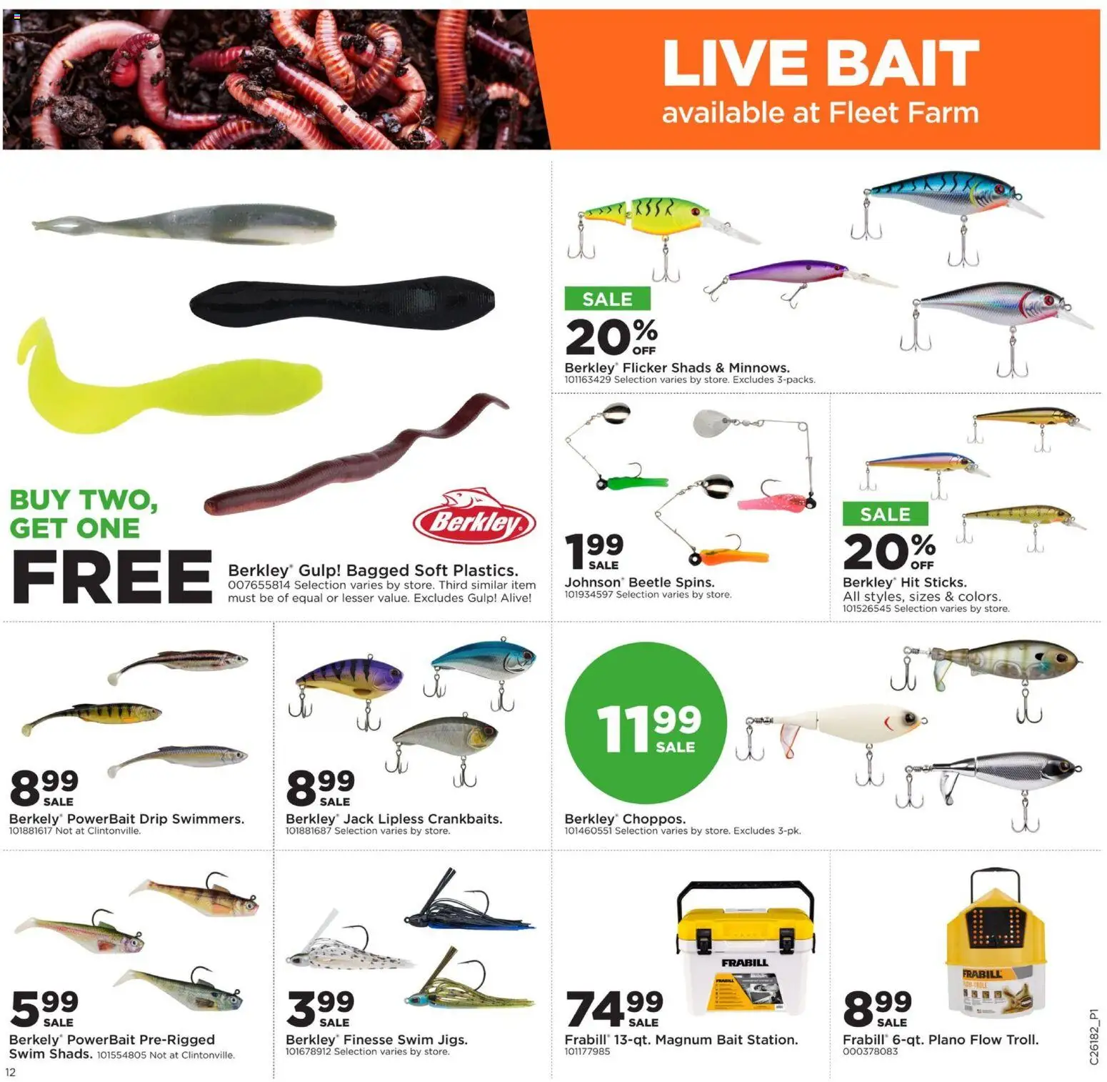Mills Fleet Farm Weekly Ad - valid from 27.04.2026 | Page: 13 | Products: Bait