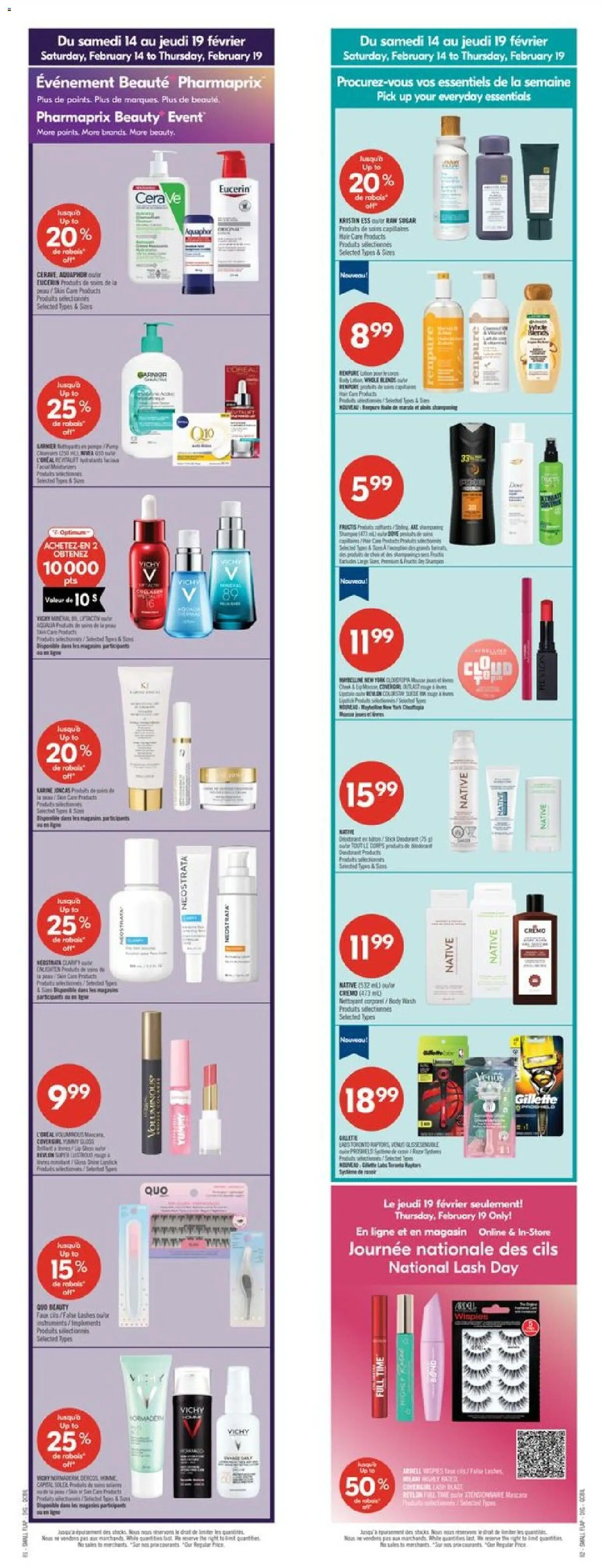 Pharmaprix flyer valid from 13.02.2026 | Page: 3 | Products: Robot, Lipstick, Body wash, Deodorant