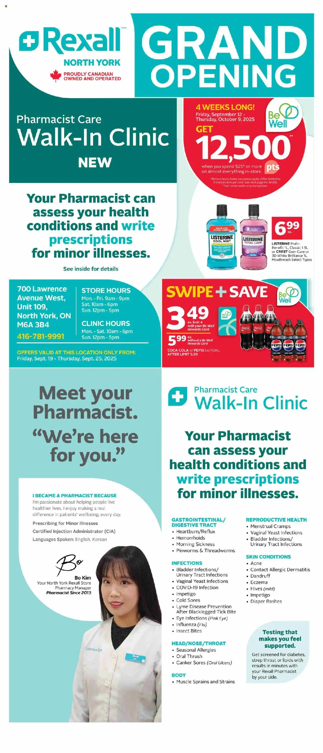 Rexall flyer valid from 19.09.2025 | Page: 1 | Products: Mouthwash