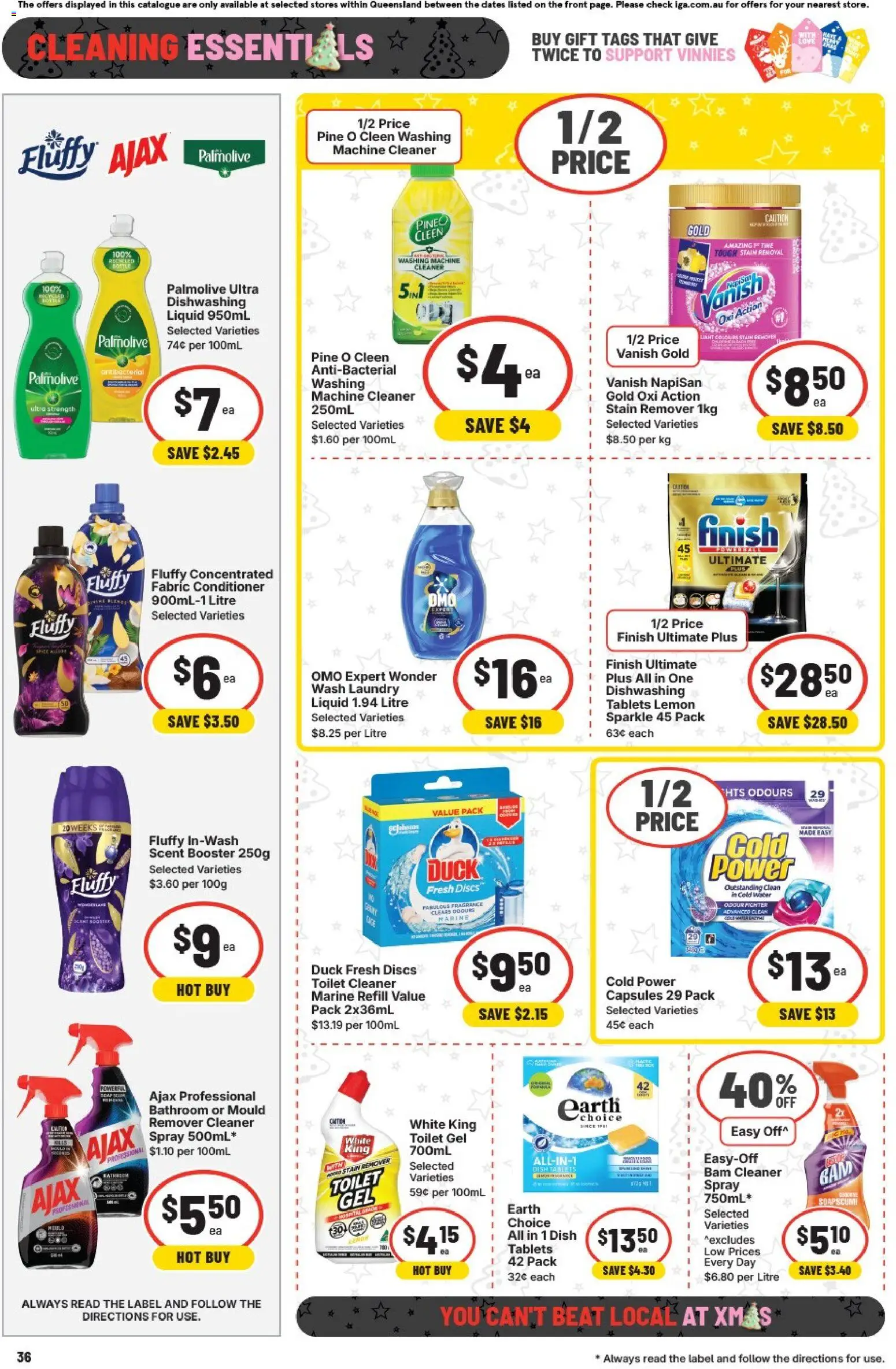 IGA catalogue - valid from 26.11.2025 | Page: 35 | Products: Cleaner, Duck, Water, Bathroom