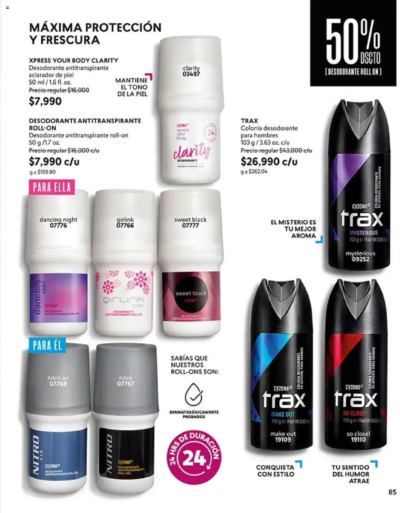 CyZone revista - valida desde el 05.05.2025 | Página: 93 | Productos: Body, Desodorante, Antitranspirante