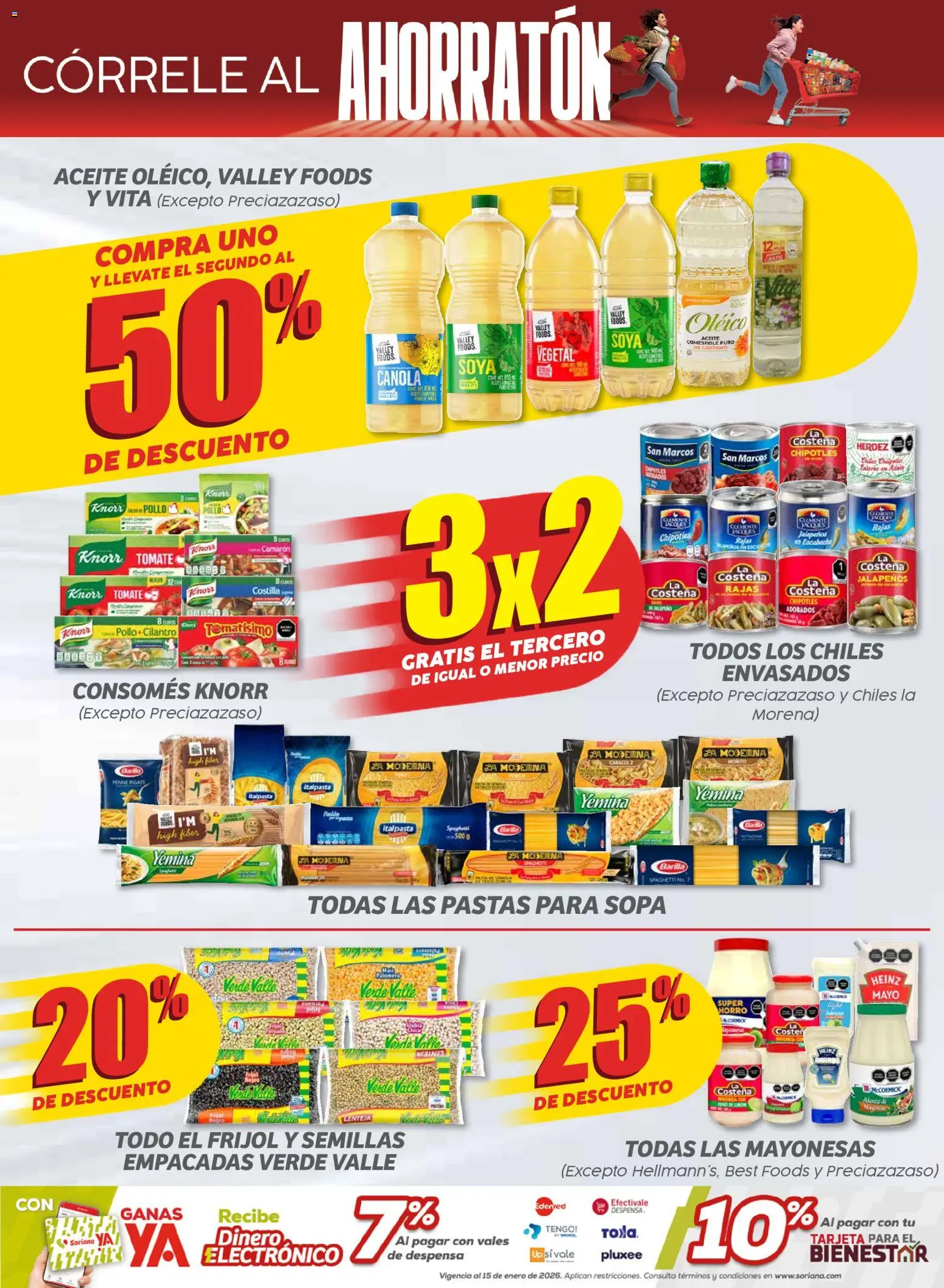 Nuevas ofertas de Soriana válidas en toda la República Mexicana desde el 06.11.2025. ¡Encuentra las mejores ofertas en Soriana - Ahorratón Soriana Mercado Nacional! | Página: 2 | Productos: Pollo, Tomate, Aceite, Despensa