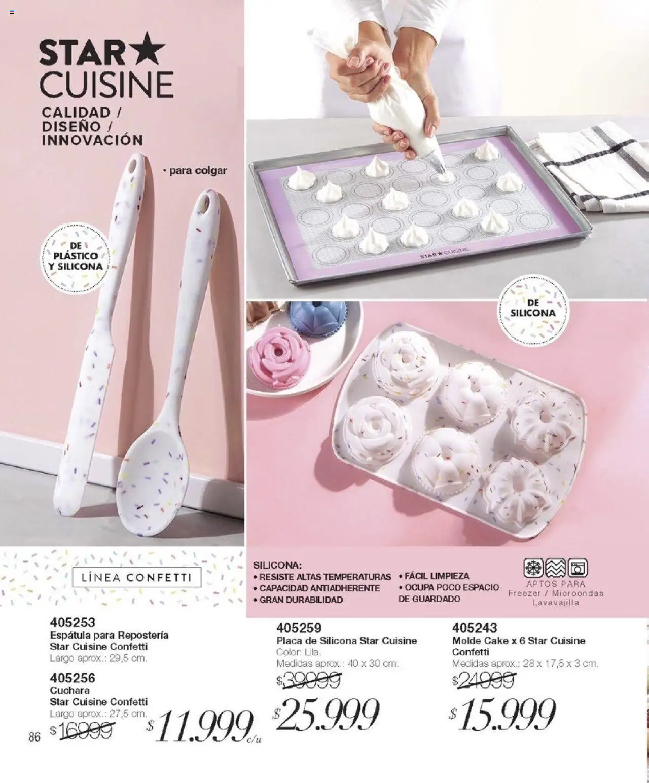 Violetta catálogo │ válido desde el 09.10.2025 | Página: 232 | Productos: Cuchara, Molde, Espatula, Freezer