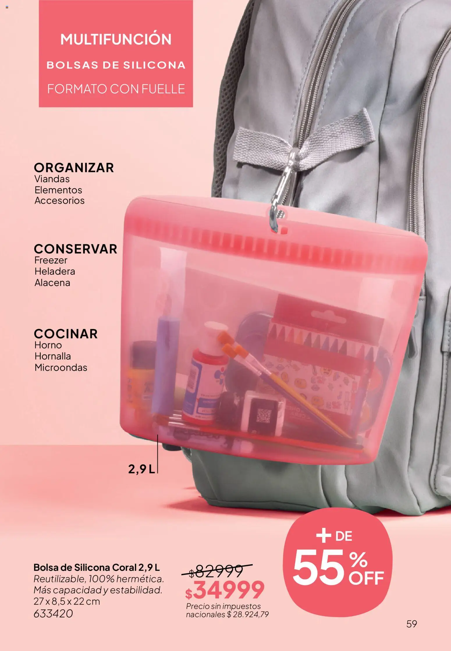 Tupperware Folleto │ válido desde el 28.04.2026 | Página: 60 | Productos: Bolsa, Alacena, Heladera, Freezer