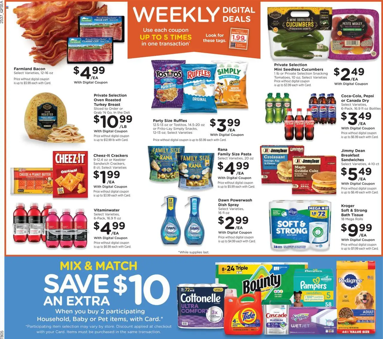 QFC Weekly Ad - valid from 15.10.2025 | Page: 2 | Products: Bath, Cheese, Cucumbers, Oven