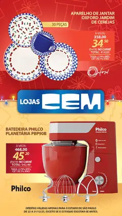 Lojas Cem - Ofertas atuais - Pré-Visualização do folheto da loja Lojas Cem, válido de 22.12.2025 | Página: 66 | Produtos: Batedeira, Carne