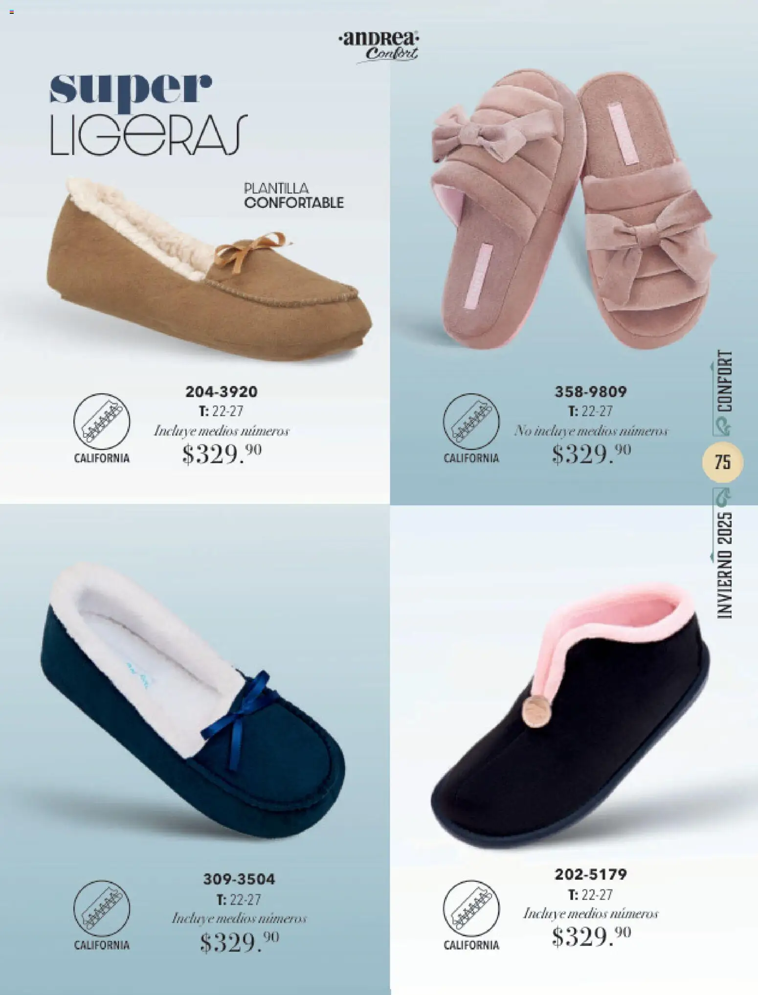 Nuevas ofertas de Andrea válidas en toda la República Mexicana desde el 26.11.2025. ¡Encuentra las mejores ofertas en Andrea catálogo Invierno! | Página: 75