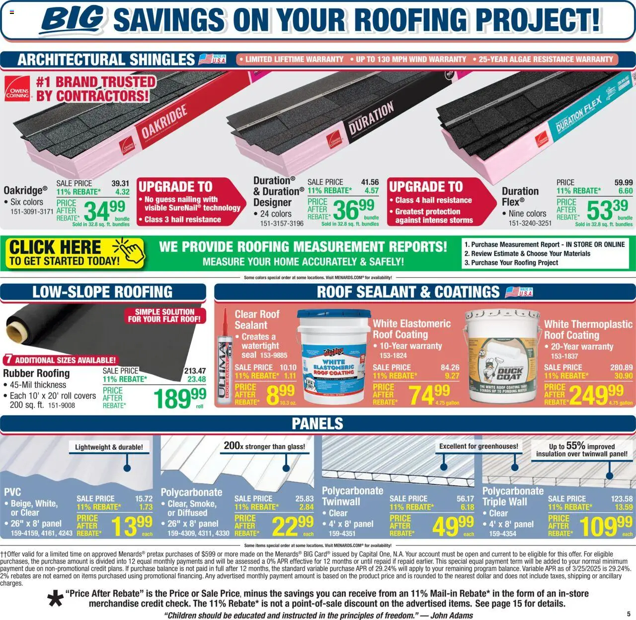 Menards Weekly Ad - valid from 25.06.2025 | Page: 8 | Products: Sealant, Coat, Water