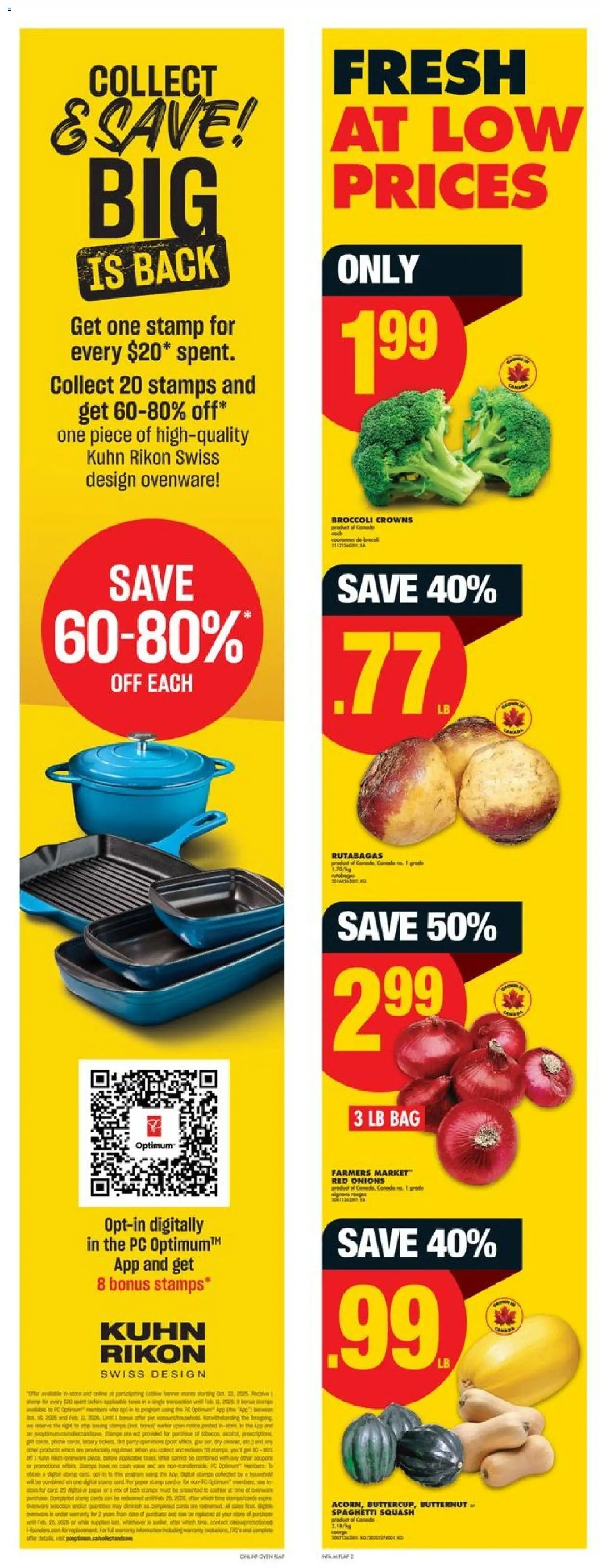 No Frills flyer valid from 23.10.2025 | Page: 2 | Products: PC, Bag