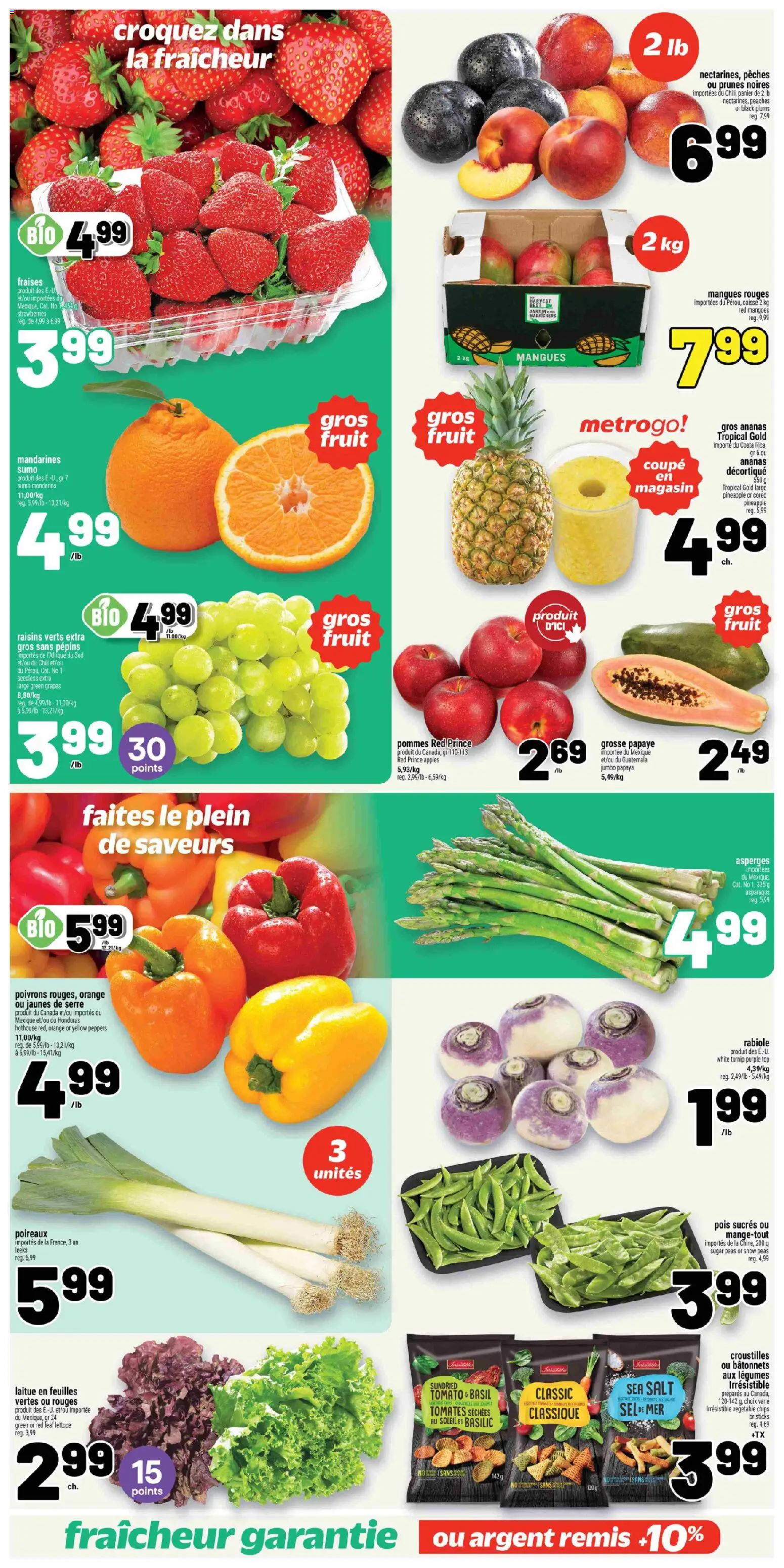 Metro flyer valid from 19.03.2026 | Page: 6 | Products: Pineapple, Strawberries, Chips, Apples