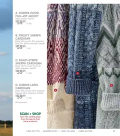 Preview of Cabela's weekly ads valid from 20.11.2025 | Page: 21 | Products: Jacket, Cardigan