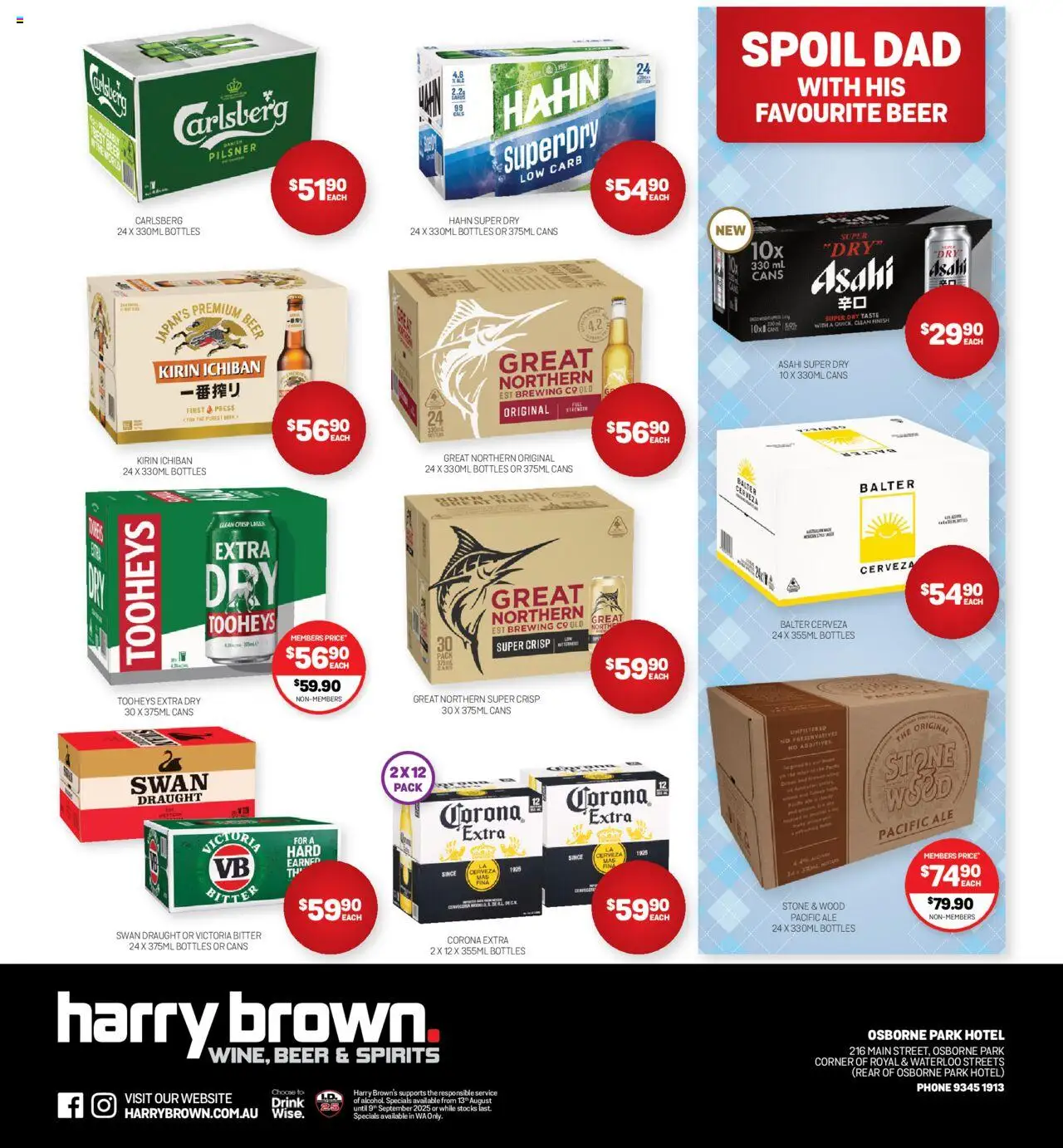 Harry Brown catalogue - valid from 13.08.2025 | Page: 12 | Products: Beer, Wood, Wheat, Phone