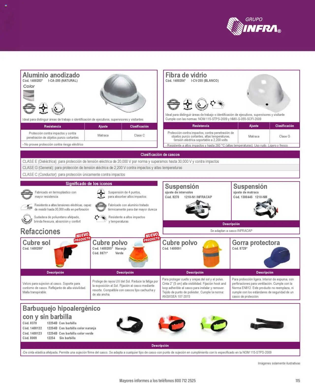 Nuevas ofertas de Infra válidas en toda la República Mexicana desde el 07.01.2025. ¡Encuentra las mejores ofertas en Infra catálogo Protección industrial! | Página: 3 | Productos: Gorra, Cinta, Sudadera, Polvo