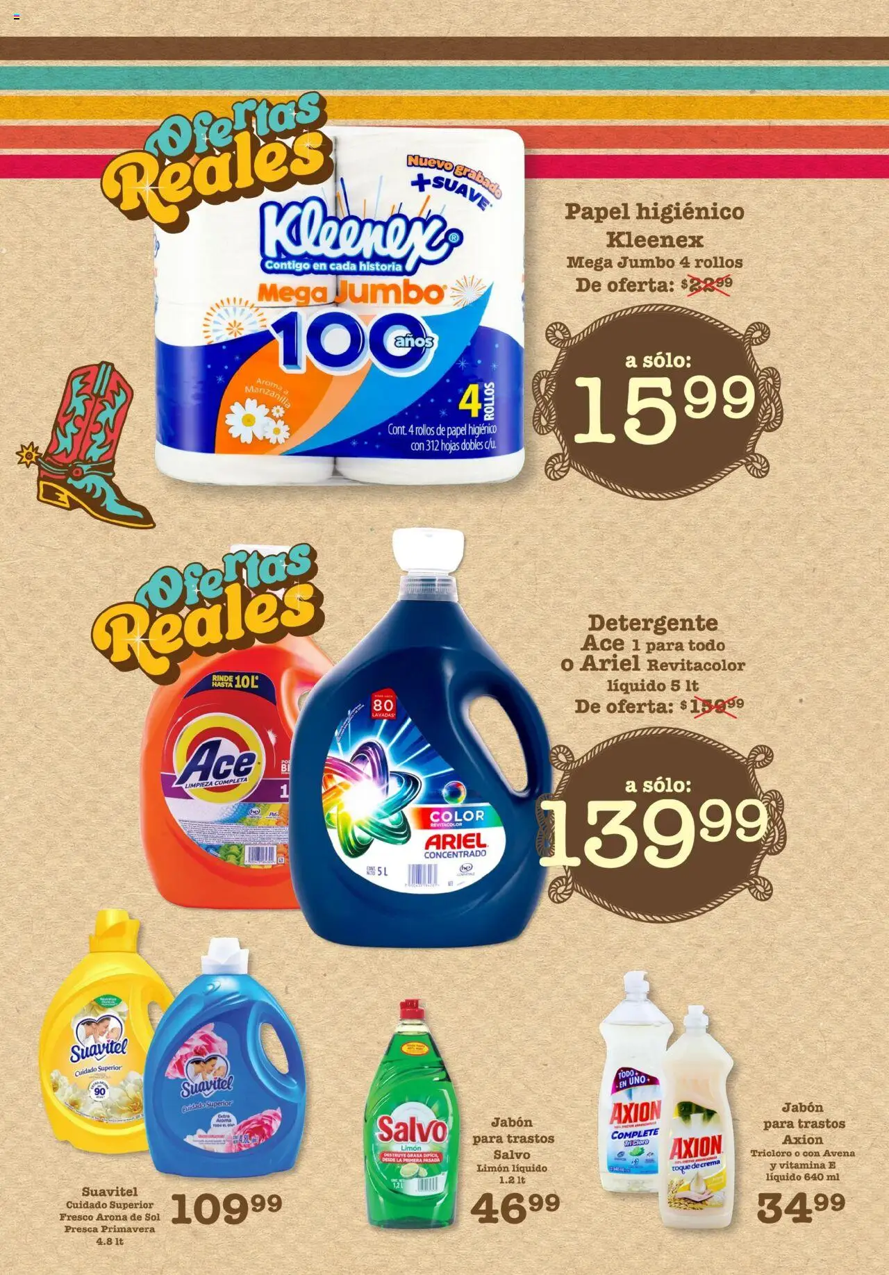Nuevas ofertas de S-Mart válidas en toda la República Mexicana desde el 29.07.2025. ¡Encuentra las mejores ofertas en S-Mart - Folleto de Feria - Chihuahua! | Página: 2 | Productos: Crema, Papel higiénico, Cloro, Jabón