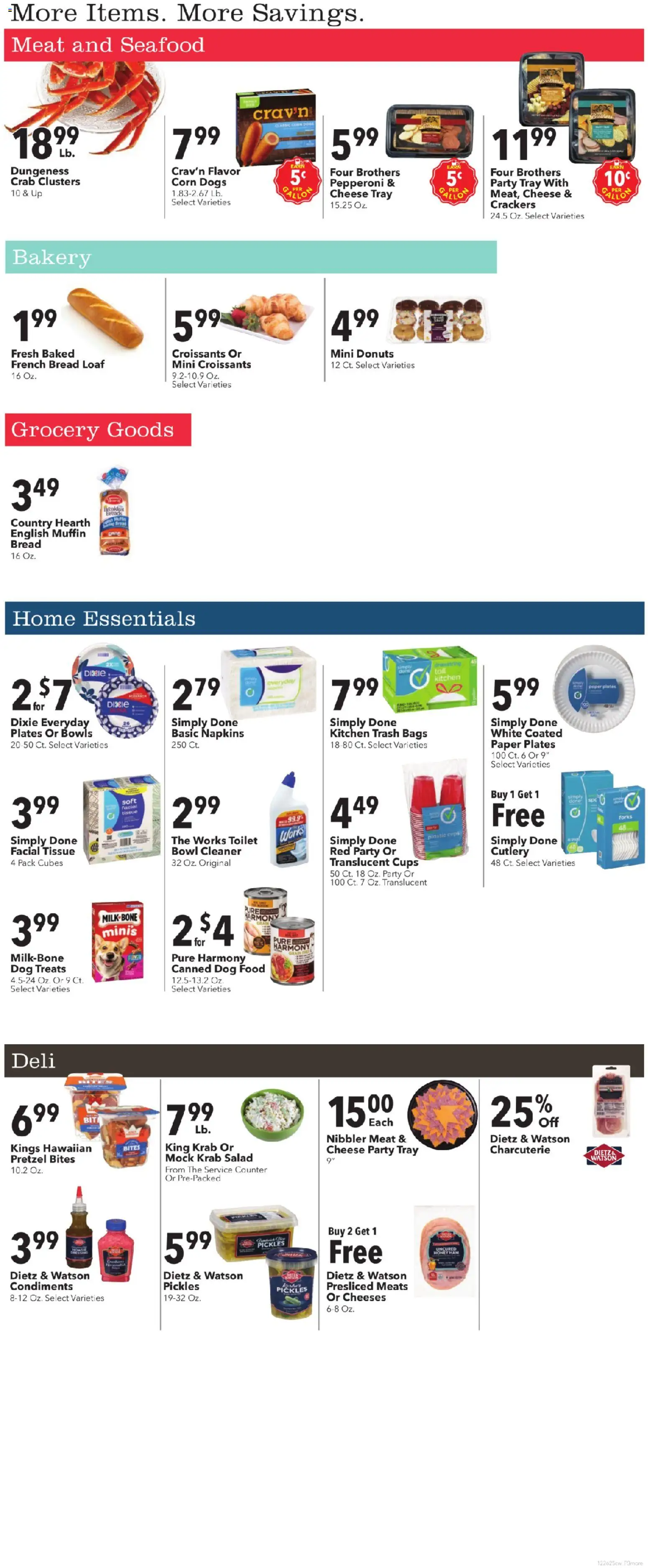 Cash Wise Weekly Ad - valid from 26.12.2025 | Page: 3 | Products: Bakery, Corn, Seafood, Croissants