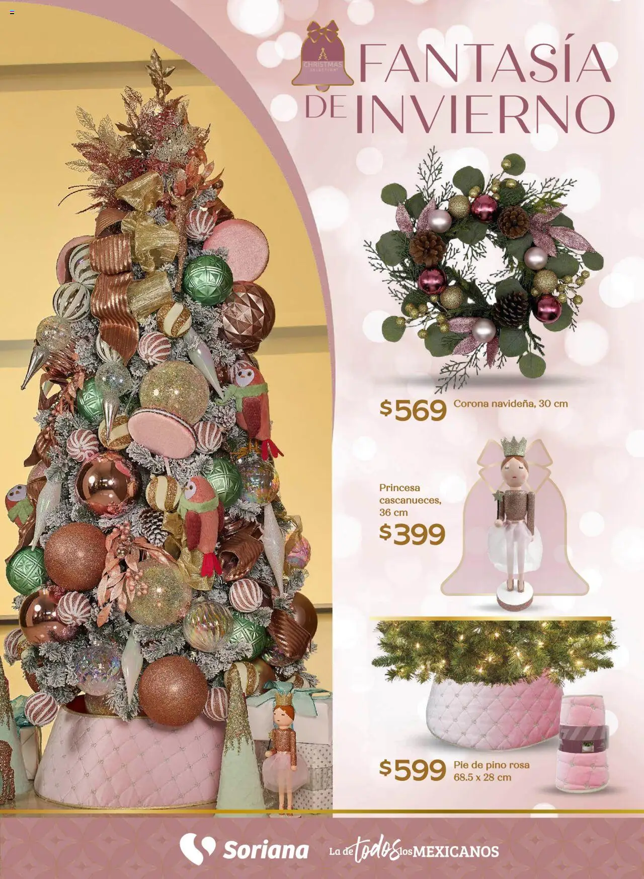 Nuevas ofertas de Soriana válidas en toda la República Mexicana desde el 25.09.2025. ¡Encuentra las mejores ofertas en Soriana - Decoración Navideña Híper Nacional! | Página: 28