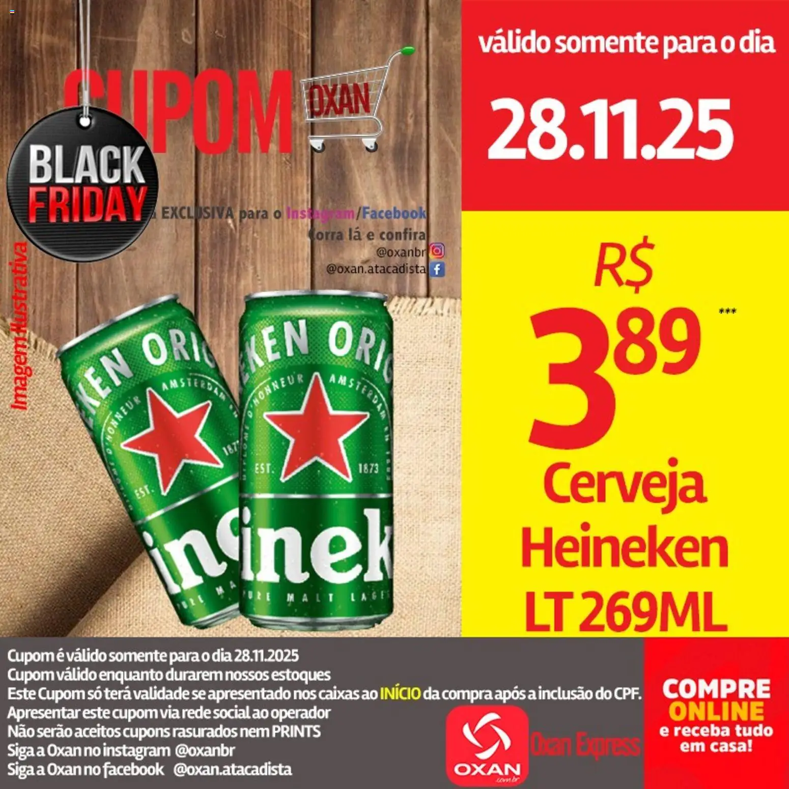 Oxan Atacadista Folheto - válido de 28.11.2025 | Página: 19 | Produtos: Cerveja, Heineken