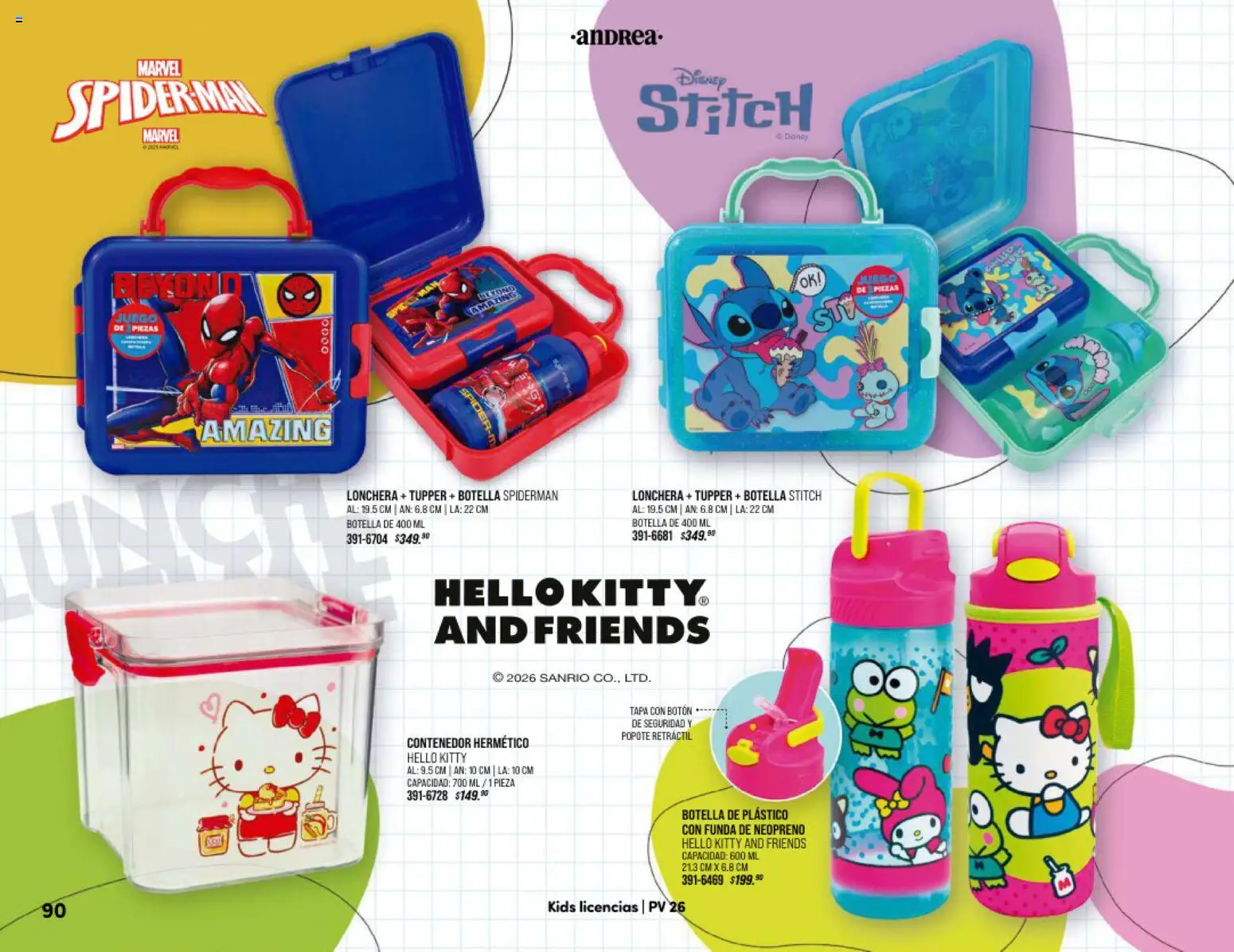 Nuevas ofertas de Andrea válidas en toda la República Mexicana desde el 25.01.2026. ¡Encuentra las mejores ofertas en Andrea catálogo Home! | Página: 90 | Productos: Funda, Tupper, Contenedor, Botella