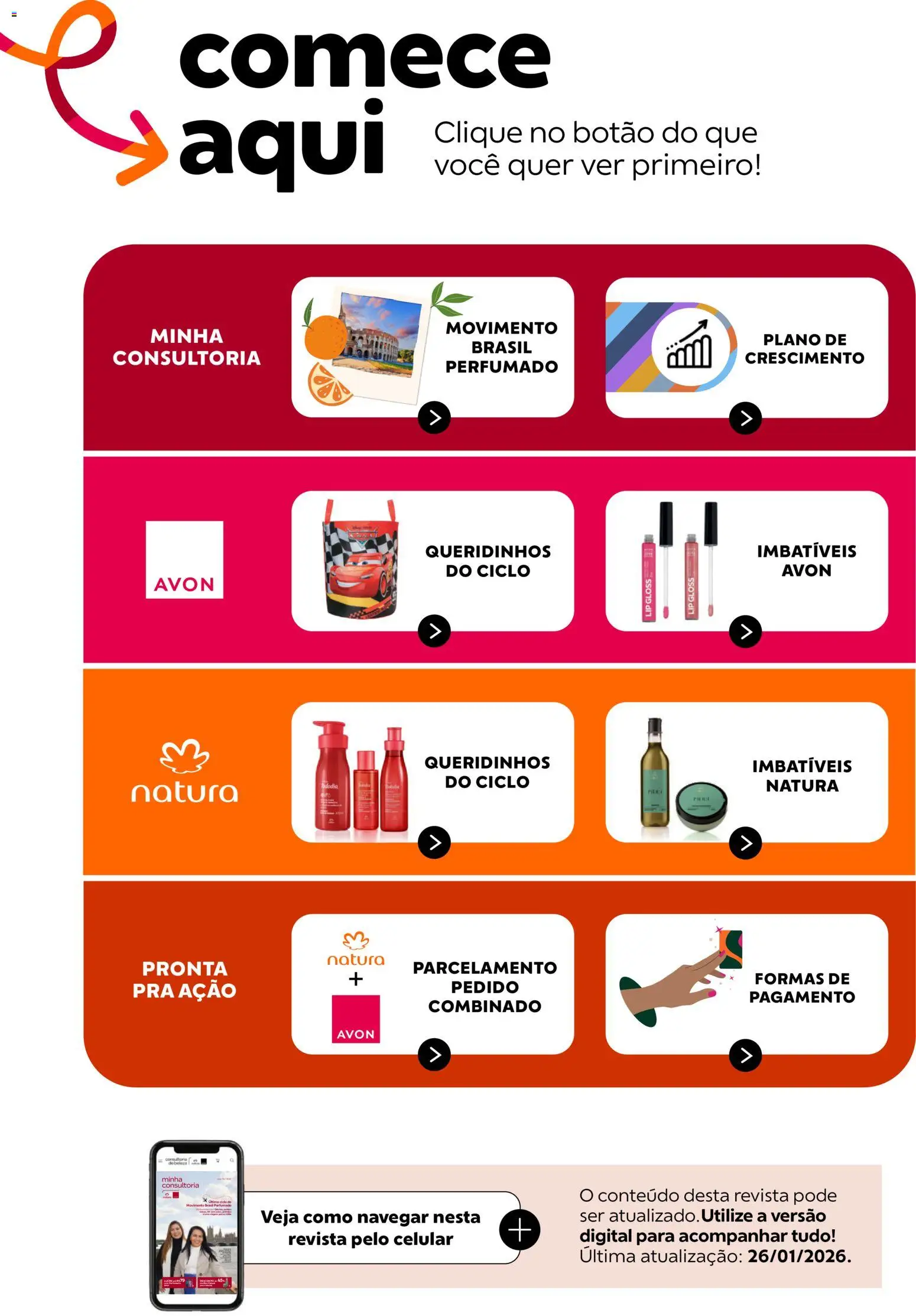 Avon Folheto - válido de 18.02.2026 | Página: 2 | Produtos: Celular, Revista