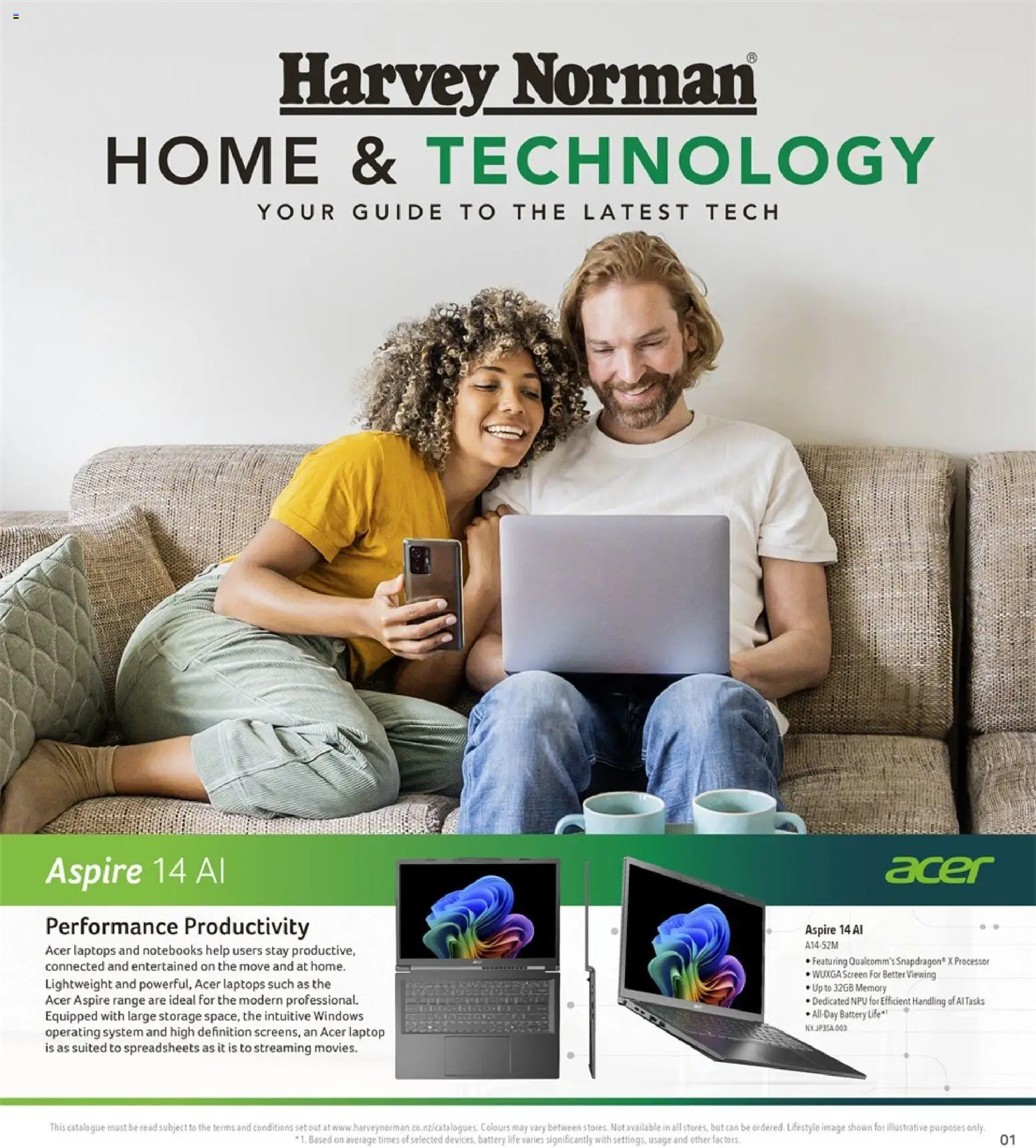 Harvey Norman catalogue from 01.04.2026 | Page: 1