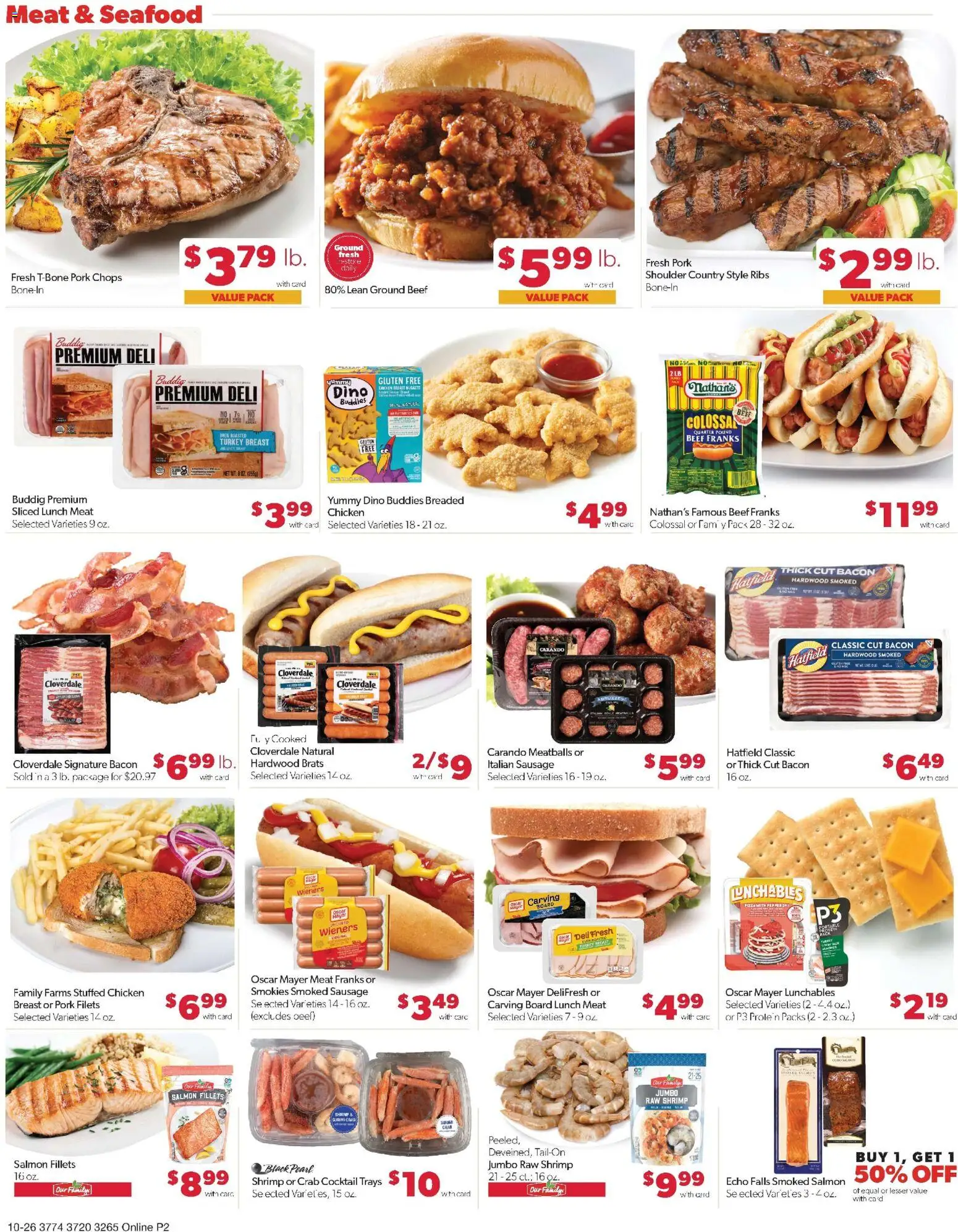 Family Fare Weekly Ad - IA - valid from 26.10.2025 | Page: 6 | Products: Pork, Beef, Sausage, Oven