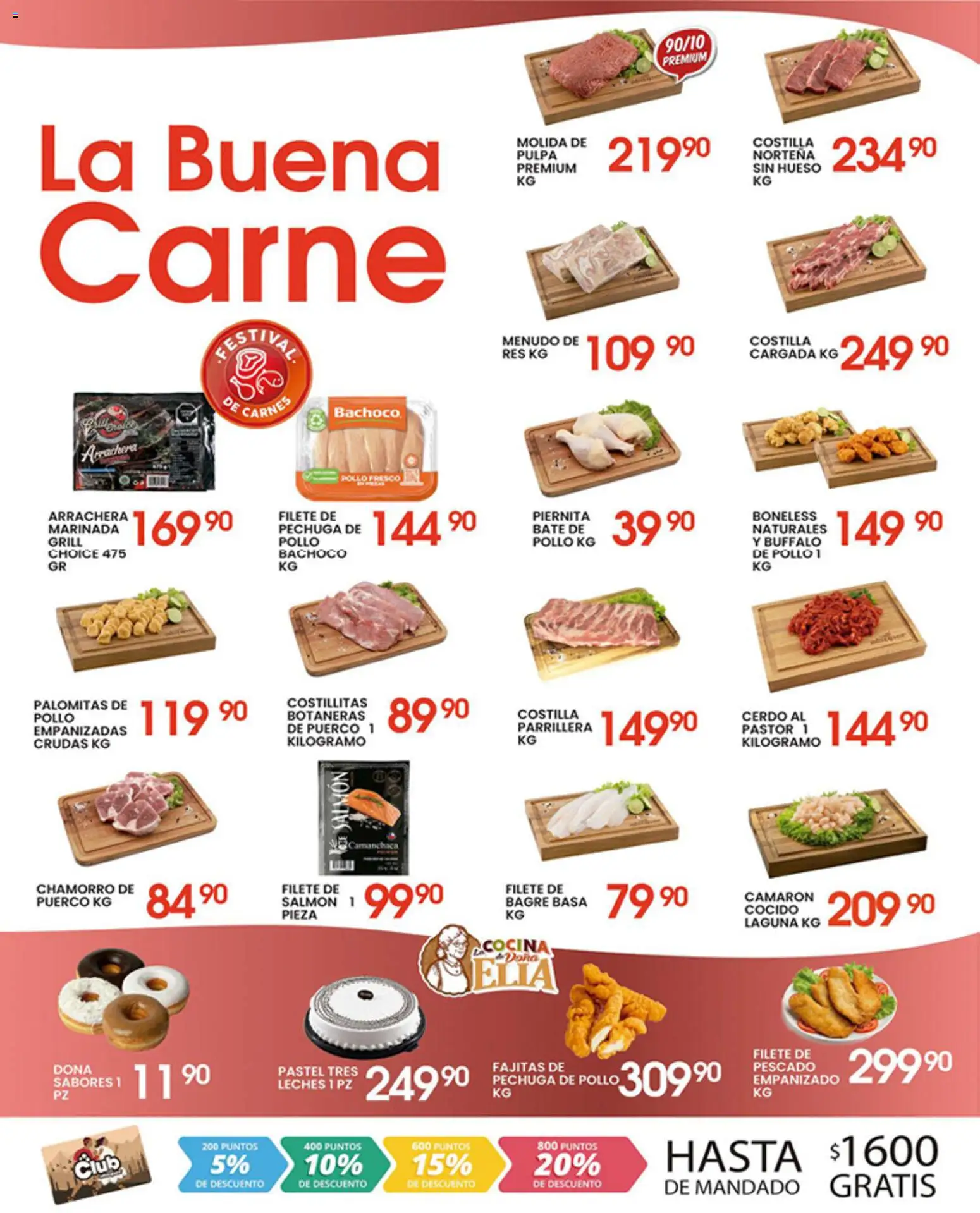 Nuevas ofertas de Alsuper válidas en toda la República Mexicana desde el 10.04.2026. ¡Encuentra las mejores ofertas en Alsuper folleto Chihuahua-Estado! | Página: 2 | Productos: Pollo, Pastel, Cerdo, Res