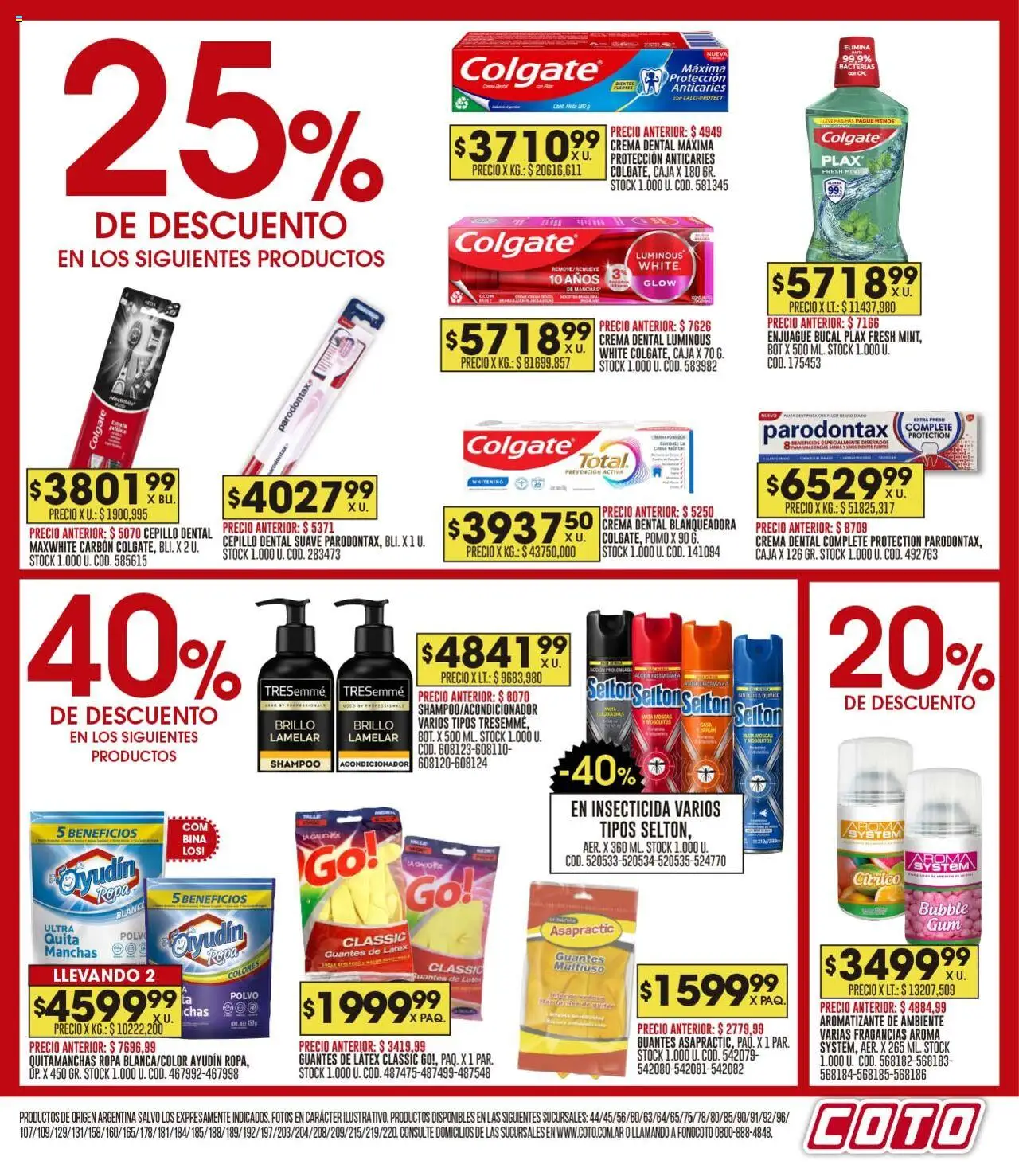 Coto ofertas │ válido desde el 08.09.2025 | Página: 17 | Productos: Acondicionador, Brillo, Guantes, Crema
