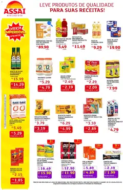 Assaí Atacadista ofertas - SP - Pré-Visualização do folheto da loja Assaí Atacadista, válido de 03.04.2026 | Página: 2 | Produtos: Biscoito, Chocolate, Bebida, Margarina