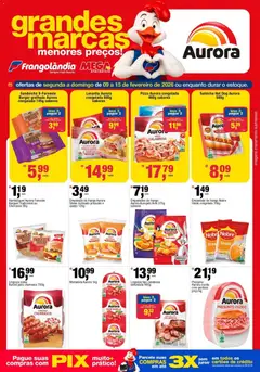Frangolândia - Ofertas Aurora, Seara, Pepsico & Flora - Pré-Visualização do folheto da loja Frangolândia, válido de 09.02.2026