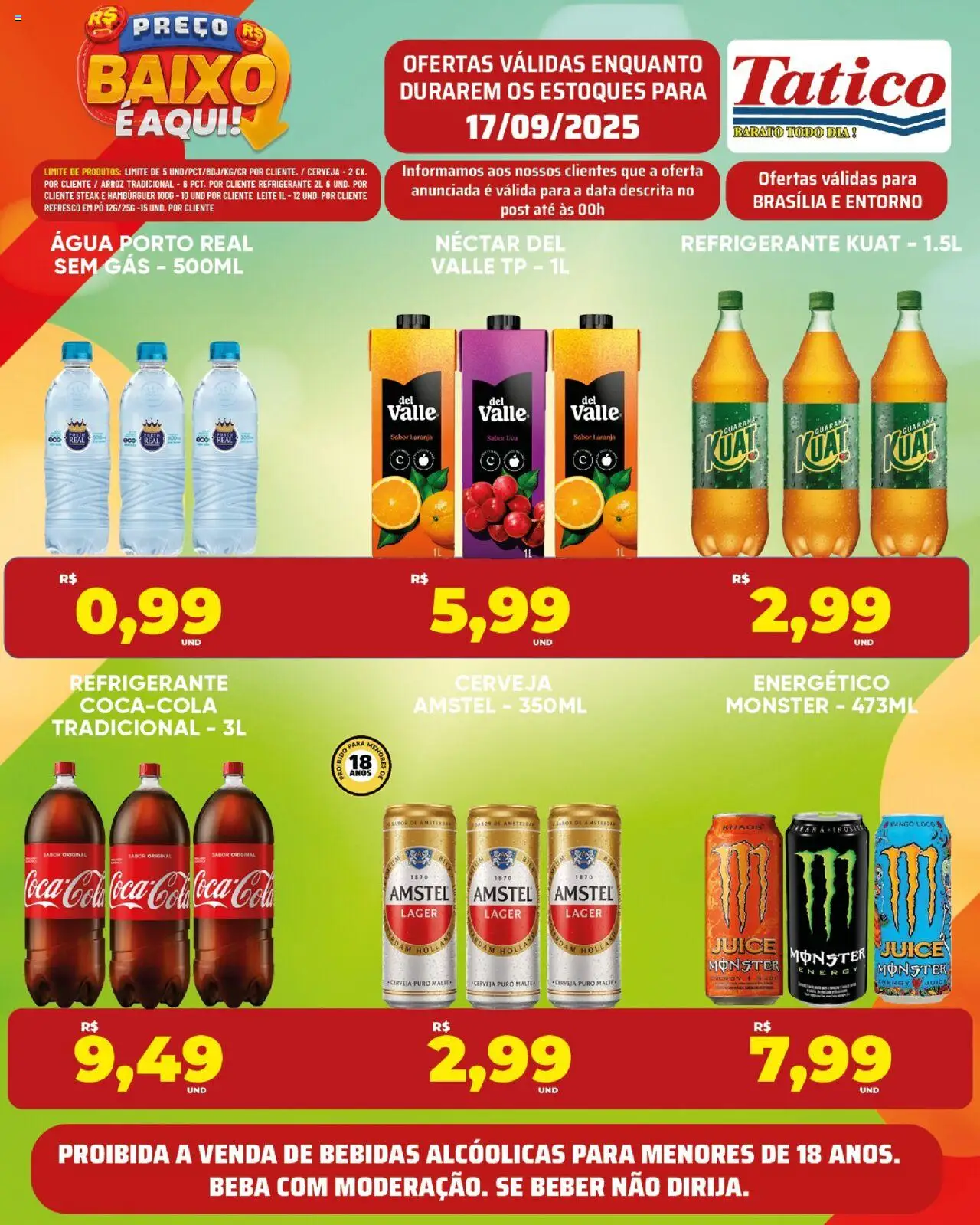 Tatico Folheto - válido de 18.09.2025 | Página: 35 | Produtos: Refresco, Guaraná, Cerveja, Hambúrguer