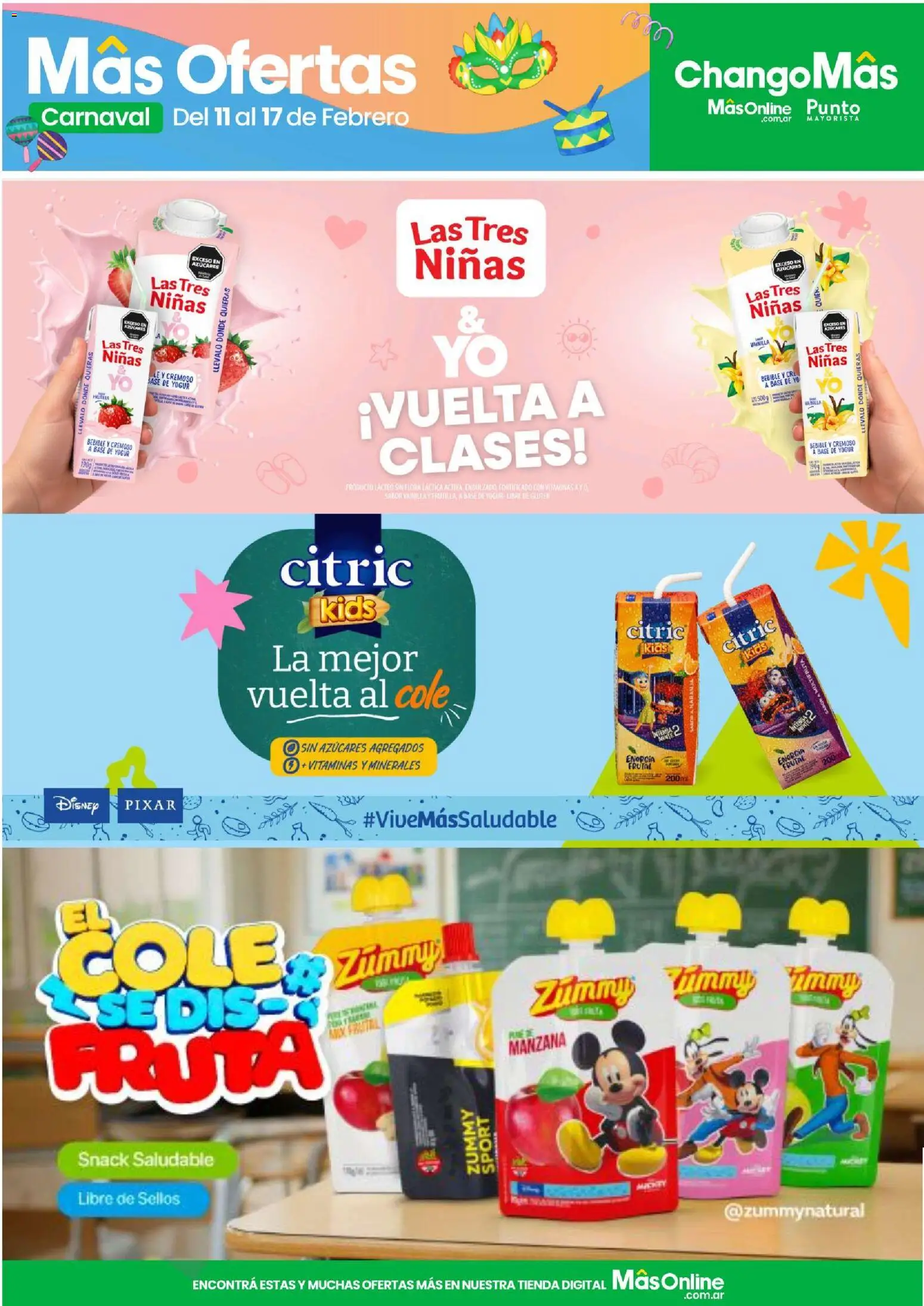 Changomas ofertas │ válido desde el 11.02.2026 | Página: 19 | Productos: Snack saludable, Frutilla, Manzana, Yogur