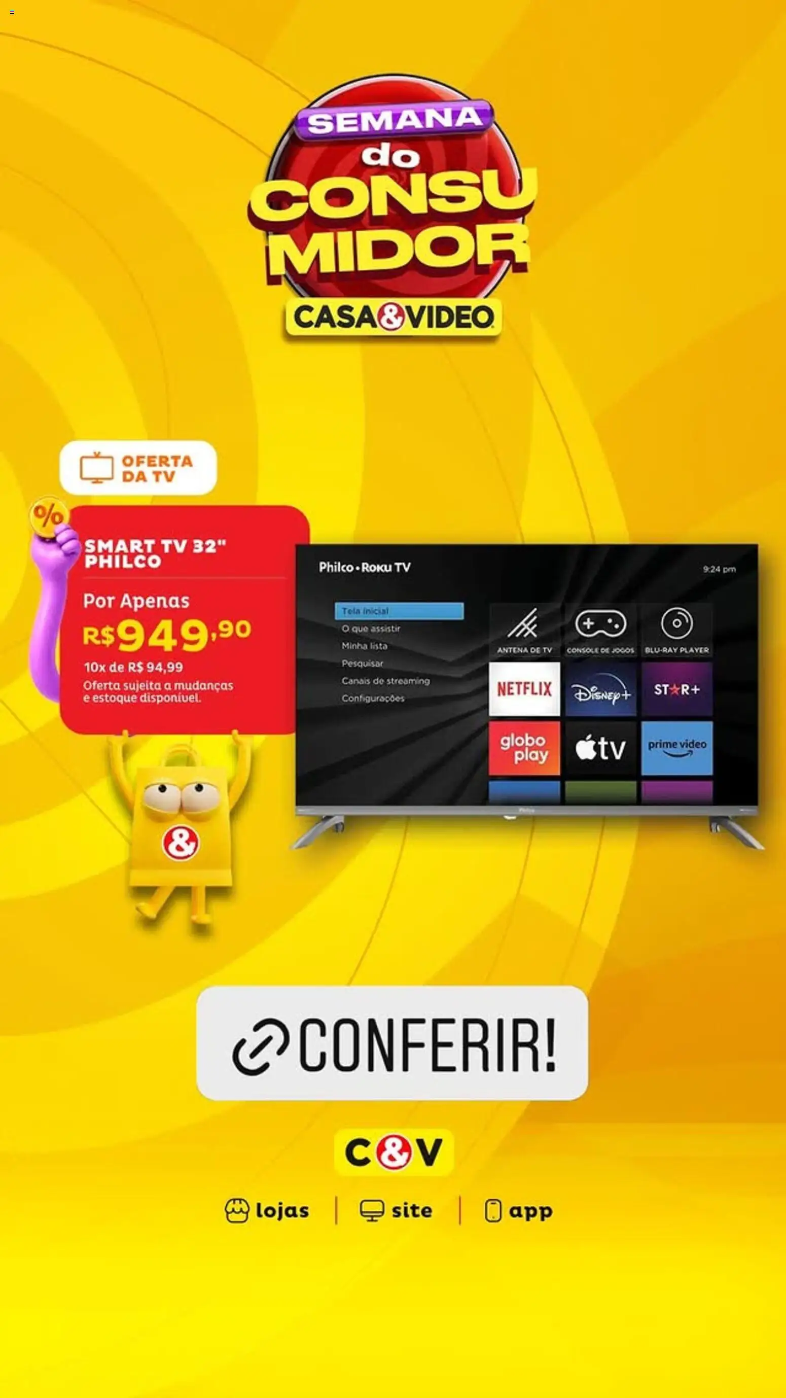 Casa e Video Folheto - válido de 13.03.2026 | Página: 1 | Produtos: Smart TV 32, Tv, Vídeo, Jogos