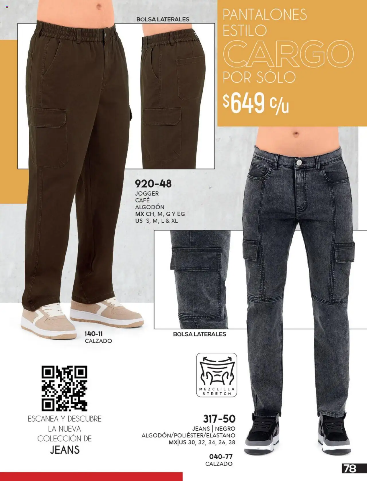 Nuevas ofertas de Cklass válidas en toda la República Mexicana desde el 14.07.2025. ¡Encuentra las mejores ofertas en Cklass catálogo Ropa Caballero! | Página: 79 | Productos: Pantalones, Bolsa, Café, Algodón