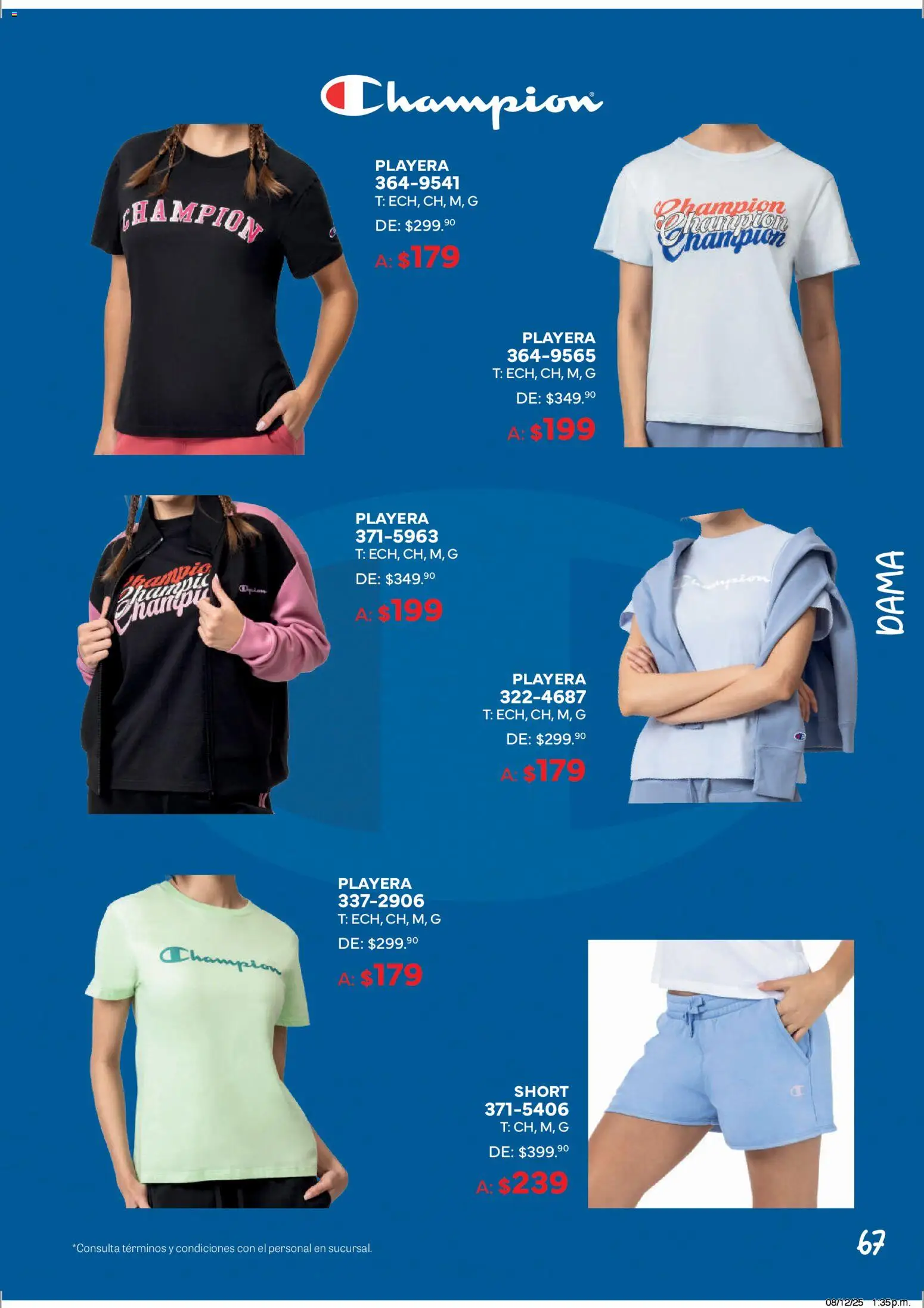 Nuevas ofertas de Andrea válidas en toda la República Mexicana desde el 21.12.2025. ¡Encuentra las mejores ofertas en Andrea catálogo Cumple tus Propósitos! | Página: 67 | Productos: Playera, Short