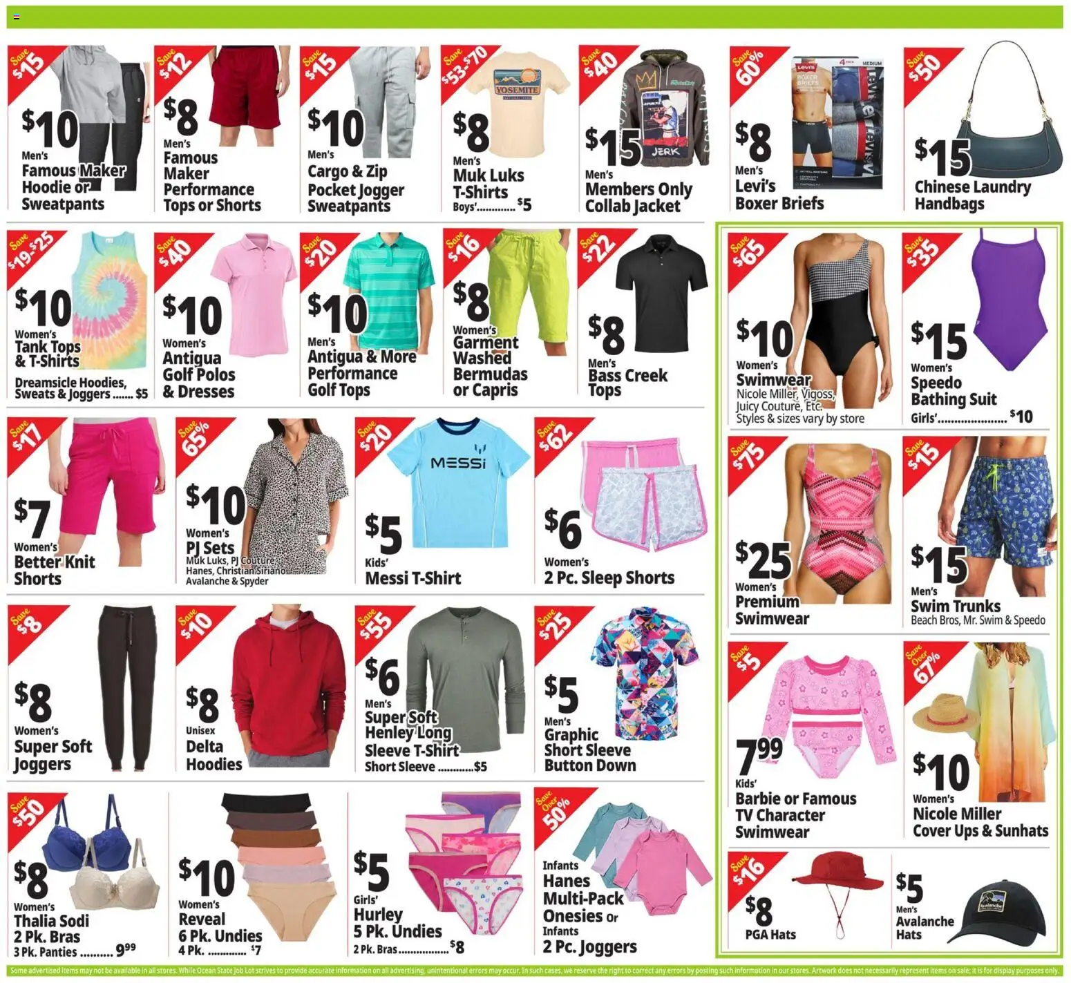 Ocean State Job Lot Weekly Ad - MA - valid from 19.03.2026 | Page: 10 | Products: Hoodie, Jacket, Panties, Briefs