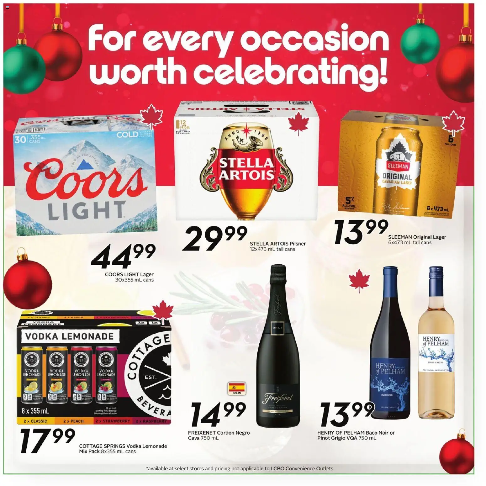 Sobeys flyer valid from 27.11.2025 | Page: 14 | Products: Vodka