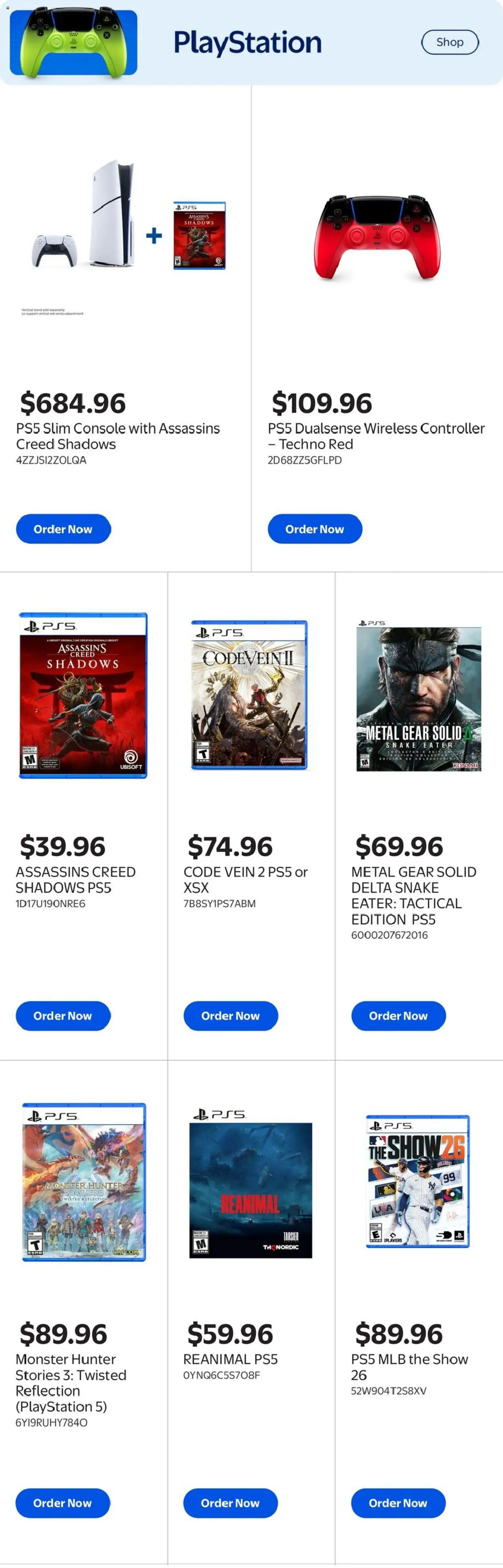 Walmart flyer valid from 19.03.2026 | Page: 2 | Products: Playstation
