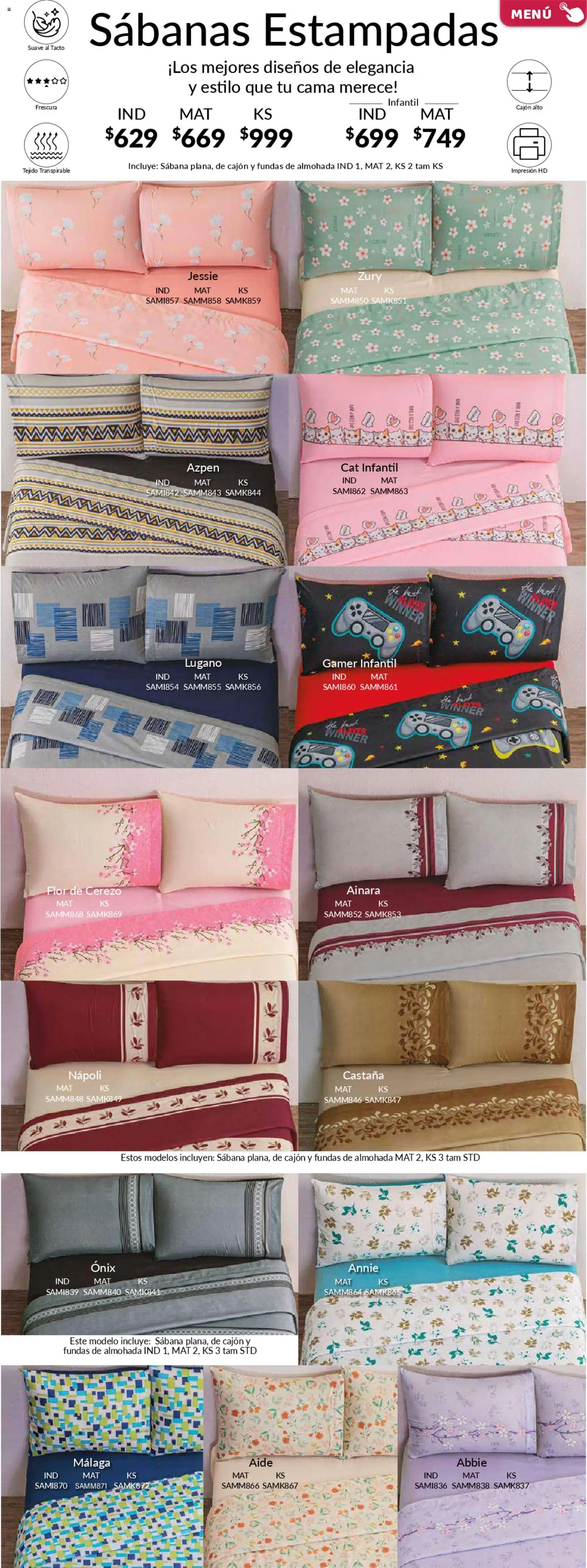 Nuevas ofertas de Colchas Concord válidas en toda la República Mexicana desde el 01.02.2026. ¡Encuentra las mejores ofertas en Colchas Concord catálogo! | Página: 91 | Productos: Cama, Almohada, Sabanas