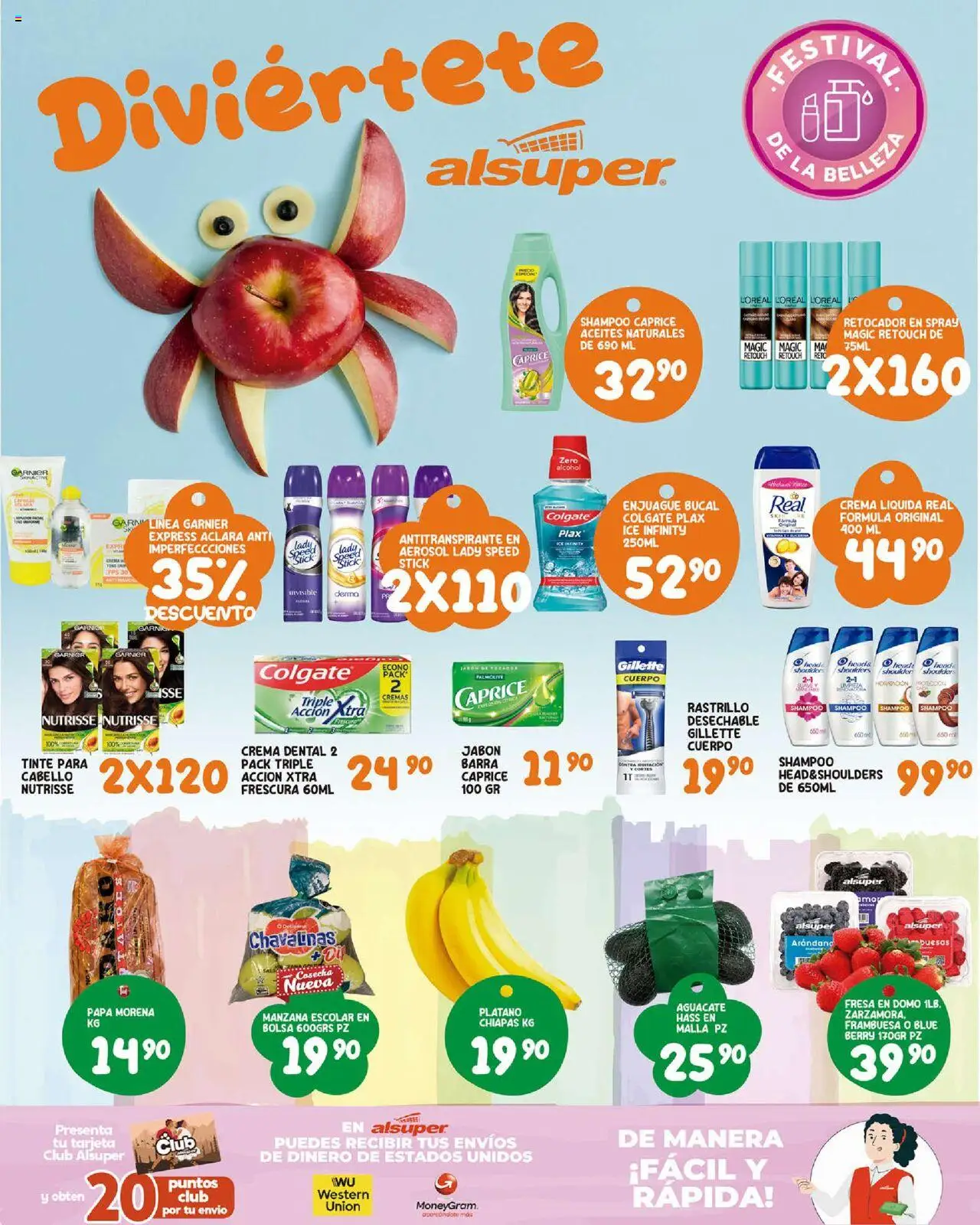Nuevas ofertas de Alsuper válidas en toda la República Mexicana desde el 12.09.2025. ¡Encuentra las mejores ofertas en Alsuper - Folleto! | Página: 8 | Productos: Antitranspirante, Crema, Aguacate, Barra